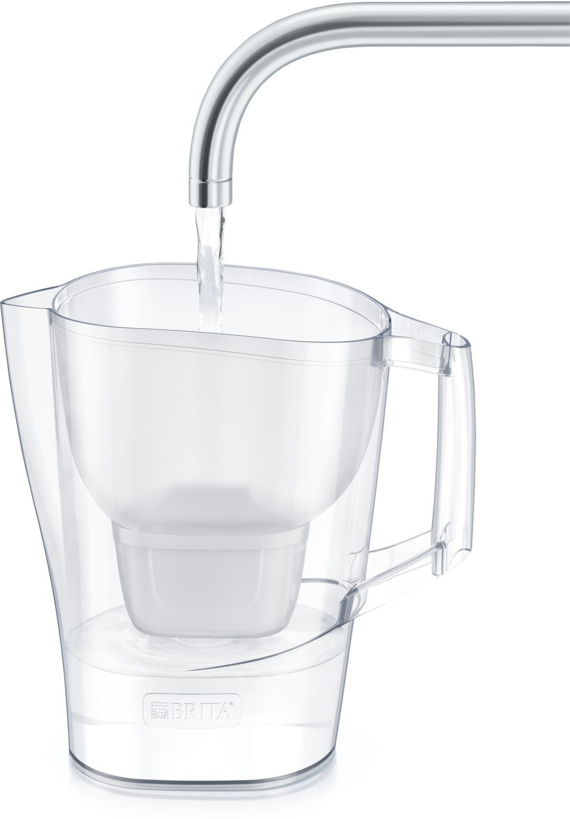 Фільтр-глечик Brita Aluna Memo MXPro 2.4л (1.4л очищеної води) + 3 картриджі білий (1053054)фото4