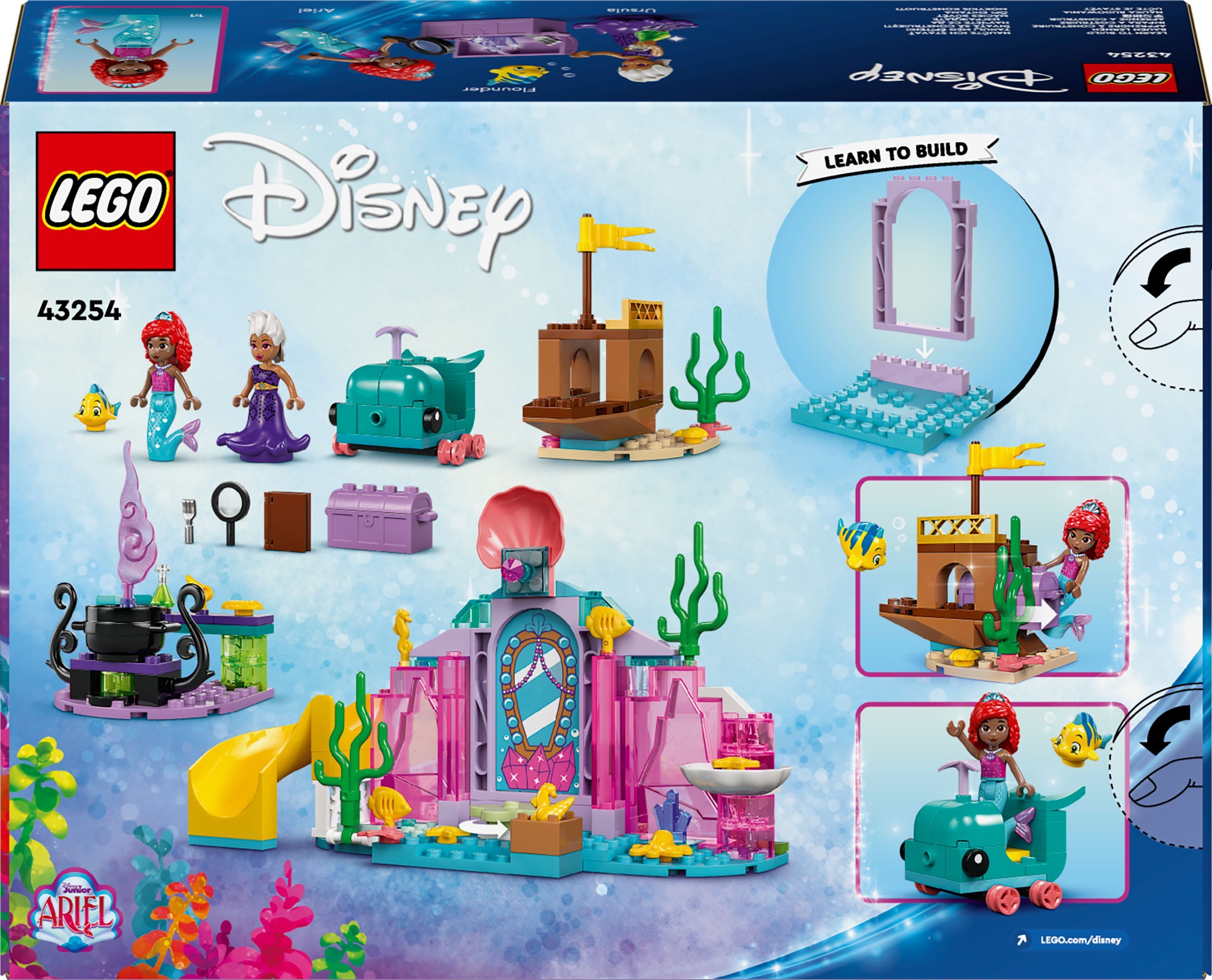 LEGO 43254 Disney Princess Кришталева печера Аріельфото9