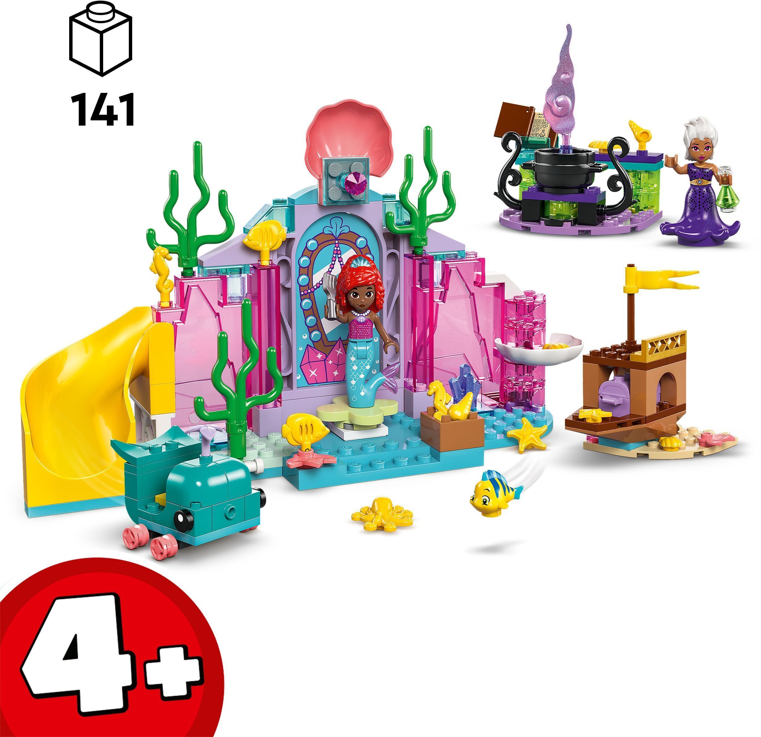 LEGO 43254 Disney Princess Кришталева печера Аріельфото2