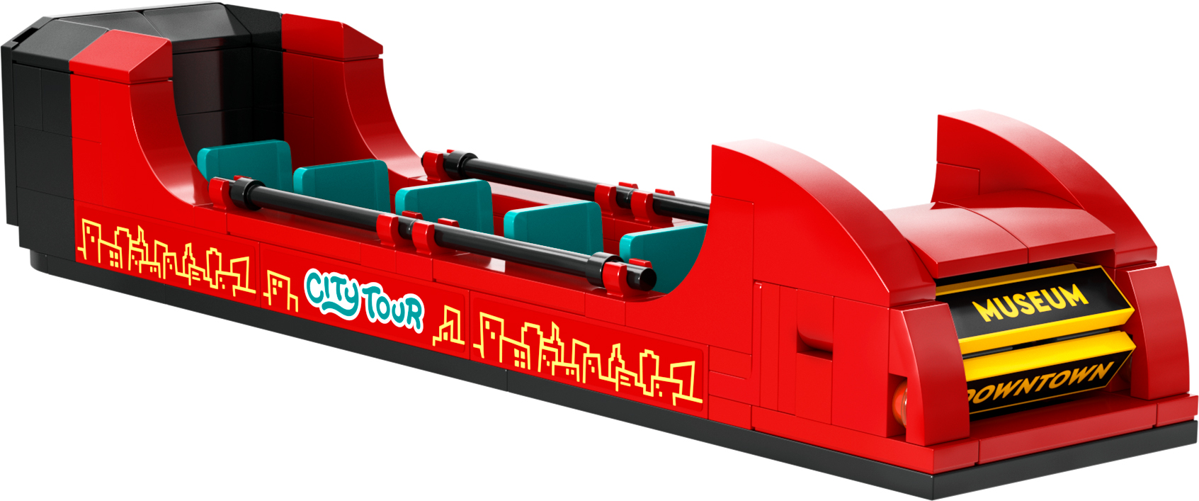 Конструктор LEGO 60407 City Червоний двоповерховий екскурсійний автобусфото10