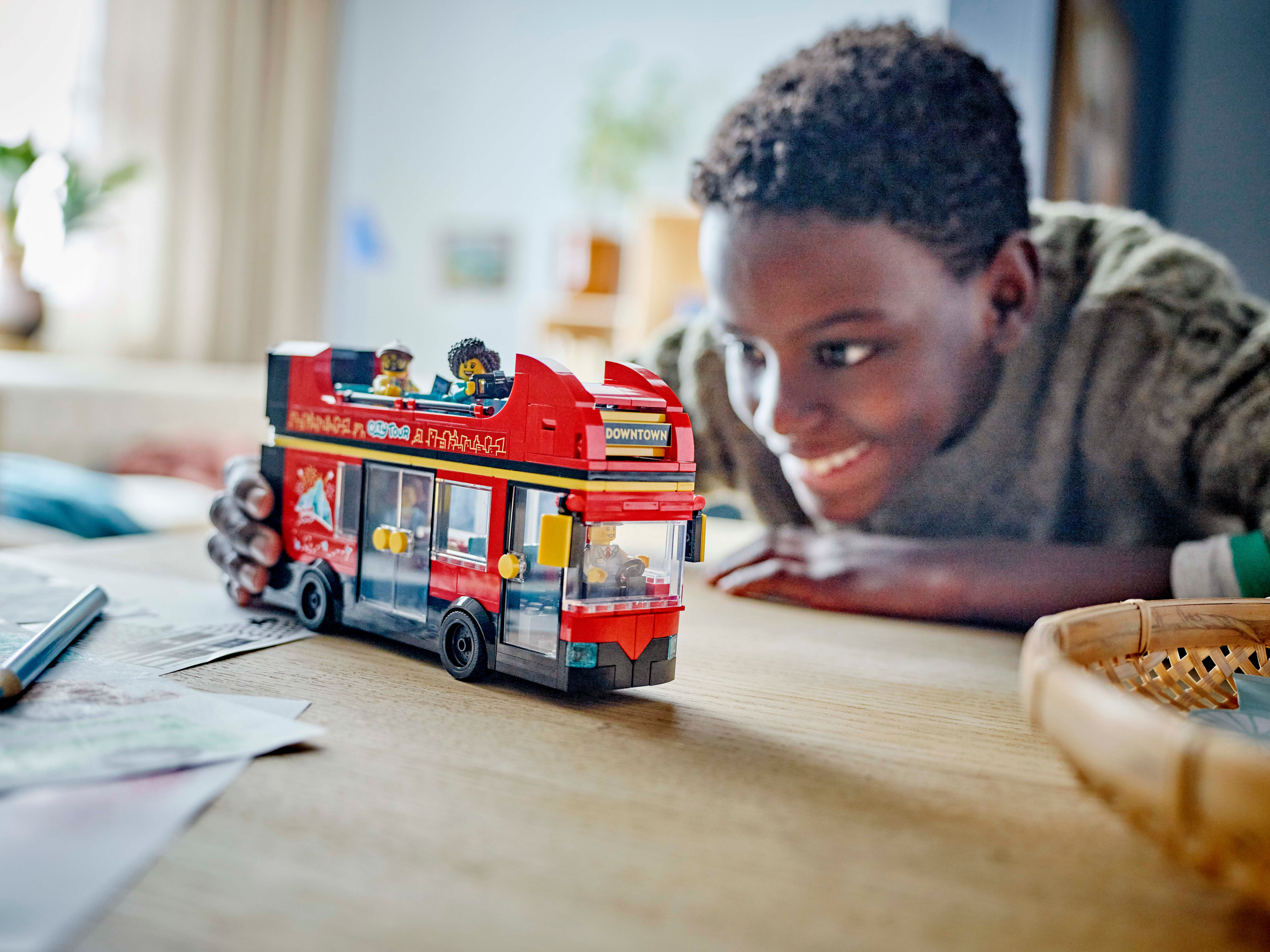 Конструктор LEGO 60407 City Червоний двоповерховий екскурсійний автобусфото14