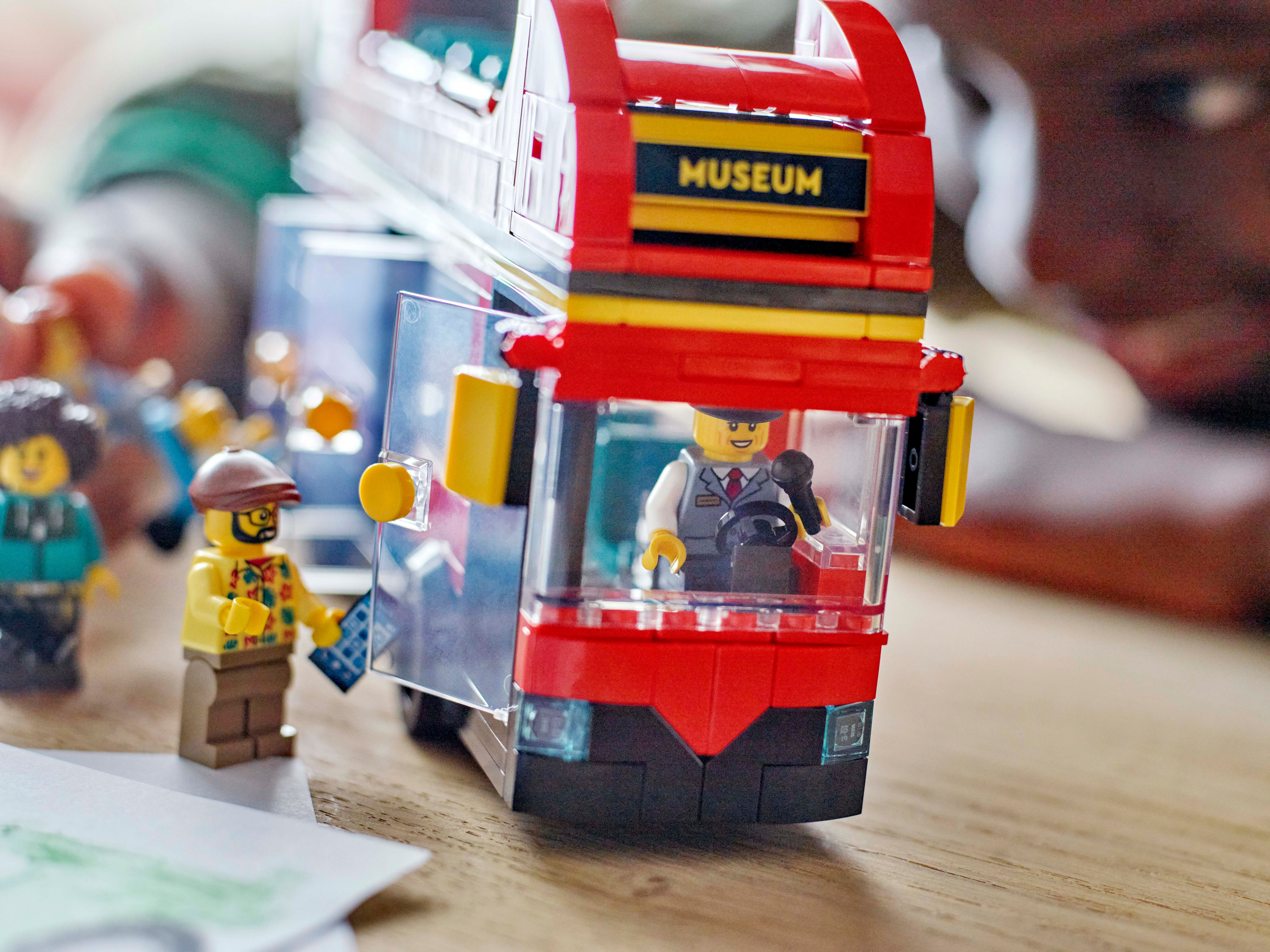 Конструктор LEGO 60407 City Червоний двоповерховий екскурсійний автобусфото13