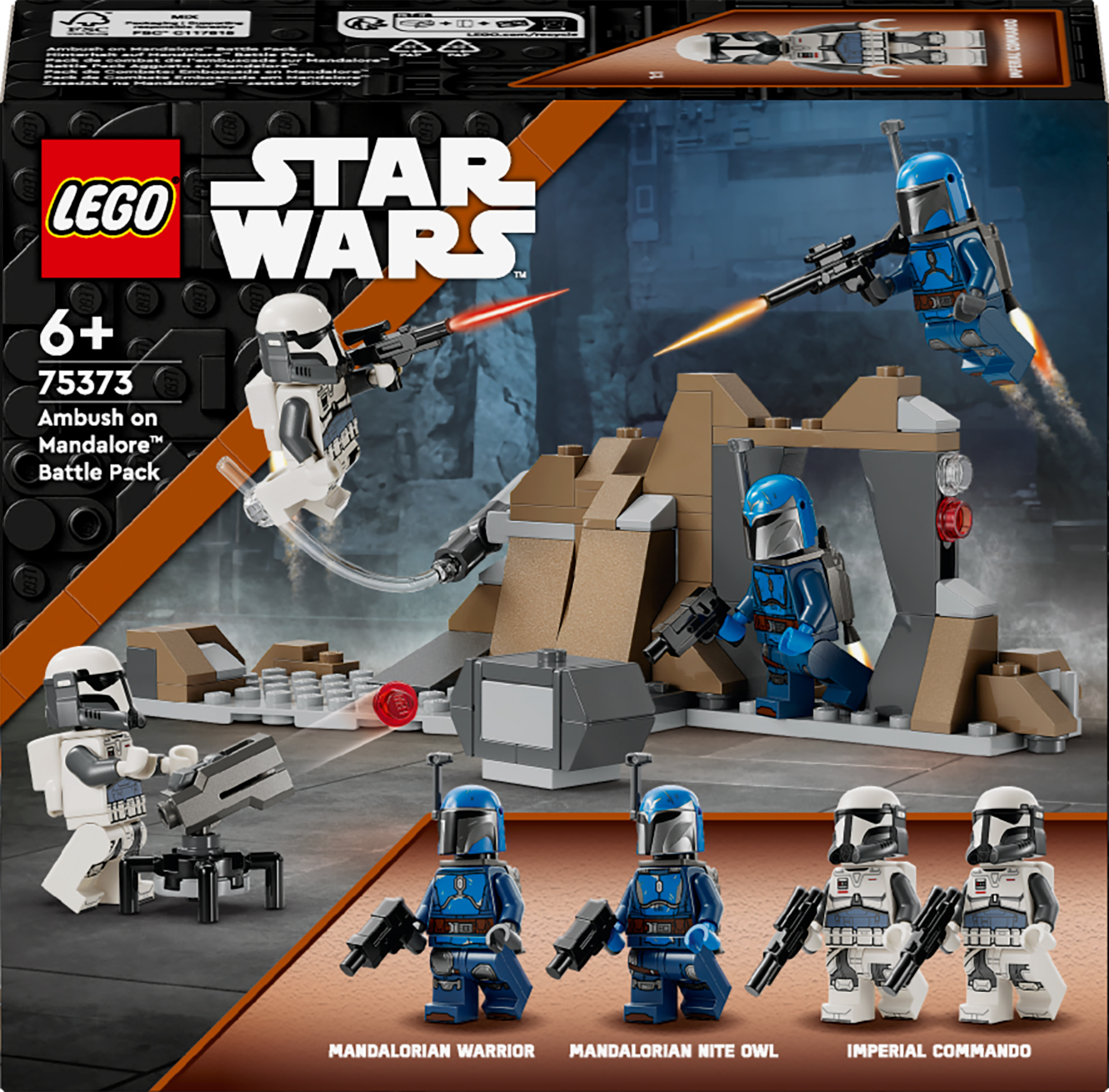 Конструктор LEGO 75373 STAR WARS Боевой комплект«Засада на Мандалоре» фото 2