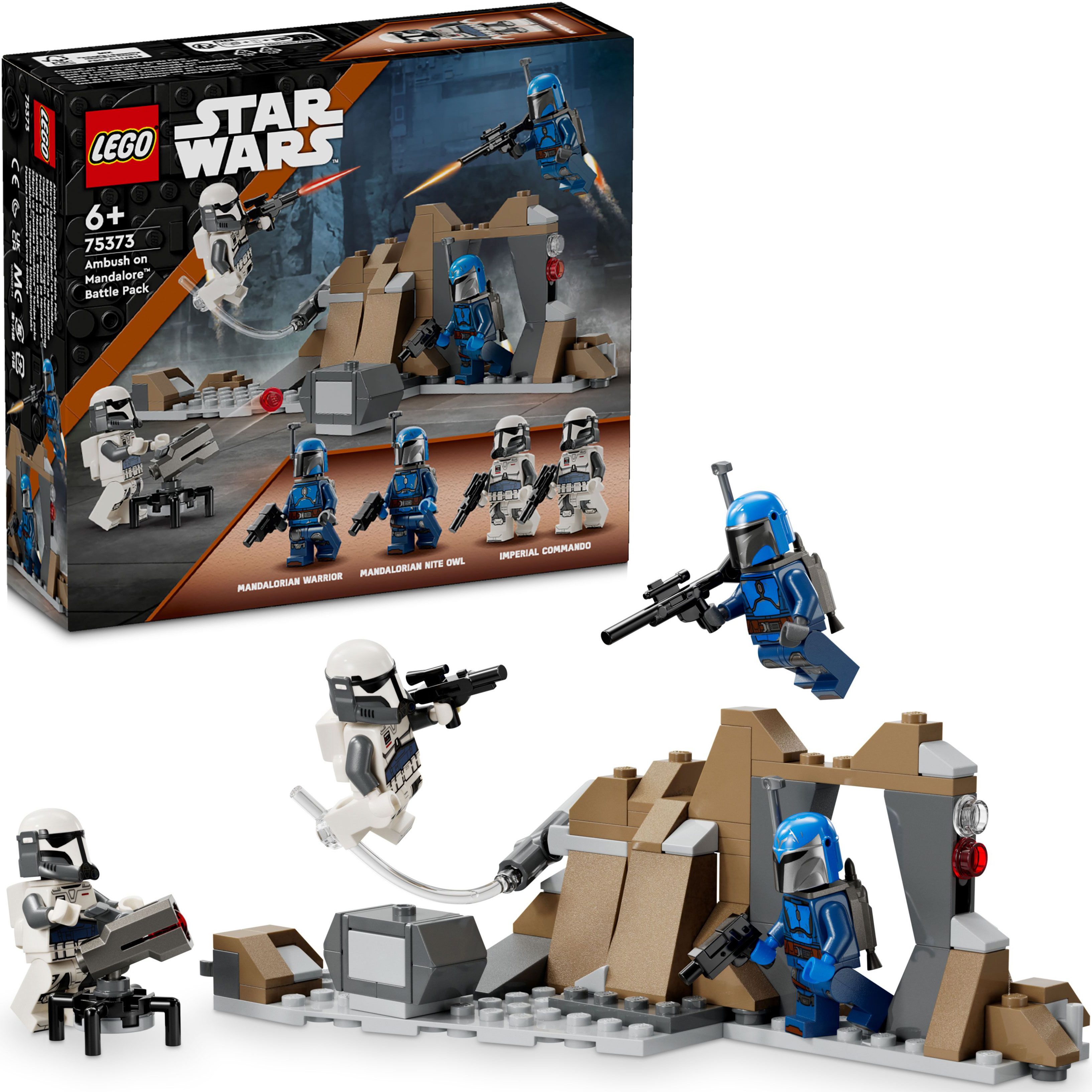 Конструктор LEGO 75373 STAR WARS Боевой комплект«Засада на Мандалоре» фото 11