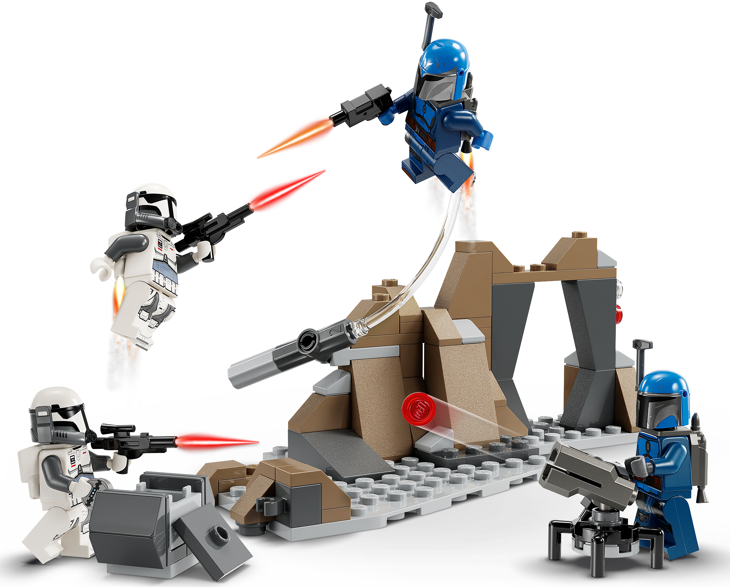 Конструктор LEGO 75373 STAR WARS Боевой комплект«Засада на Мандалоре» фото 8
