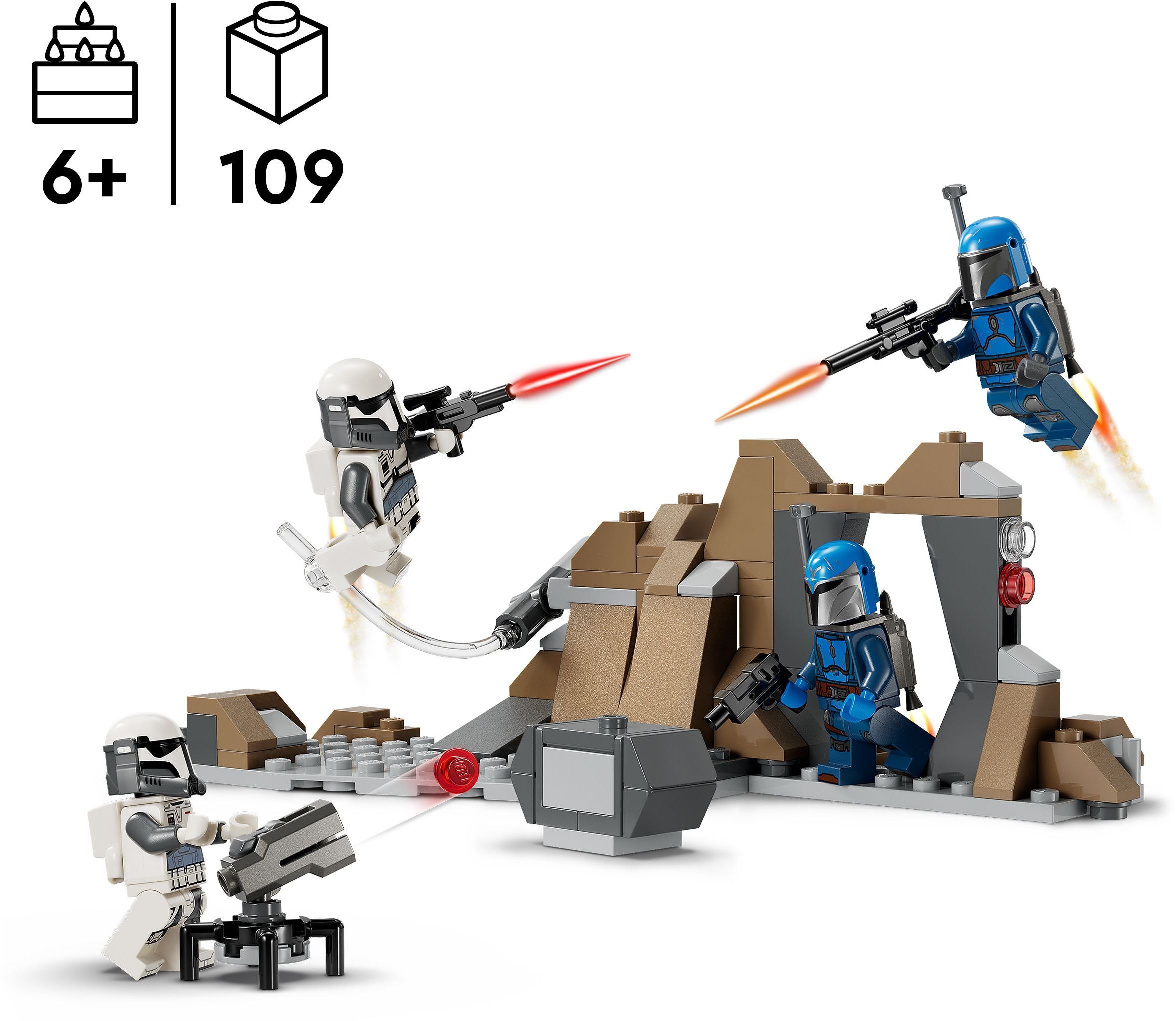 LEGO 75373 STAR WARS Боевой комплект«Засада на Мандалоре» фото 2