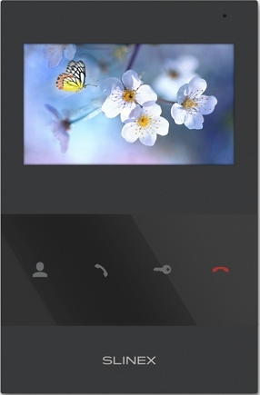 Комплект видеодомофона Slinex ML-16HR черный + Панель вызова Slinex SQ-04 черный (ML-16HRBLACK + SQ-04BLACK) фото 2