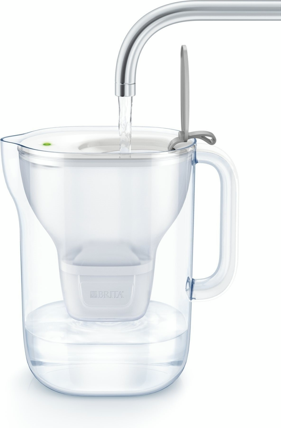 Фільтр-глечик Brita Style LED MXPro 2.4л (1.4л очищеної води) сірий (1052809)фото4