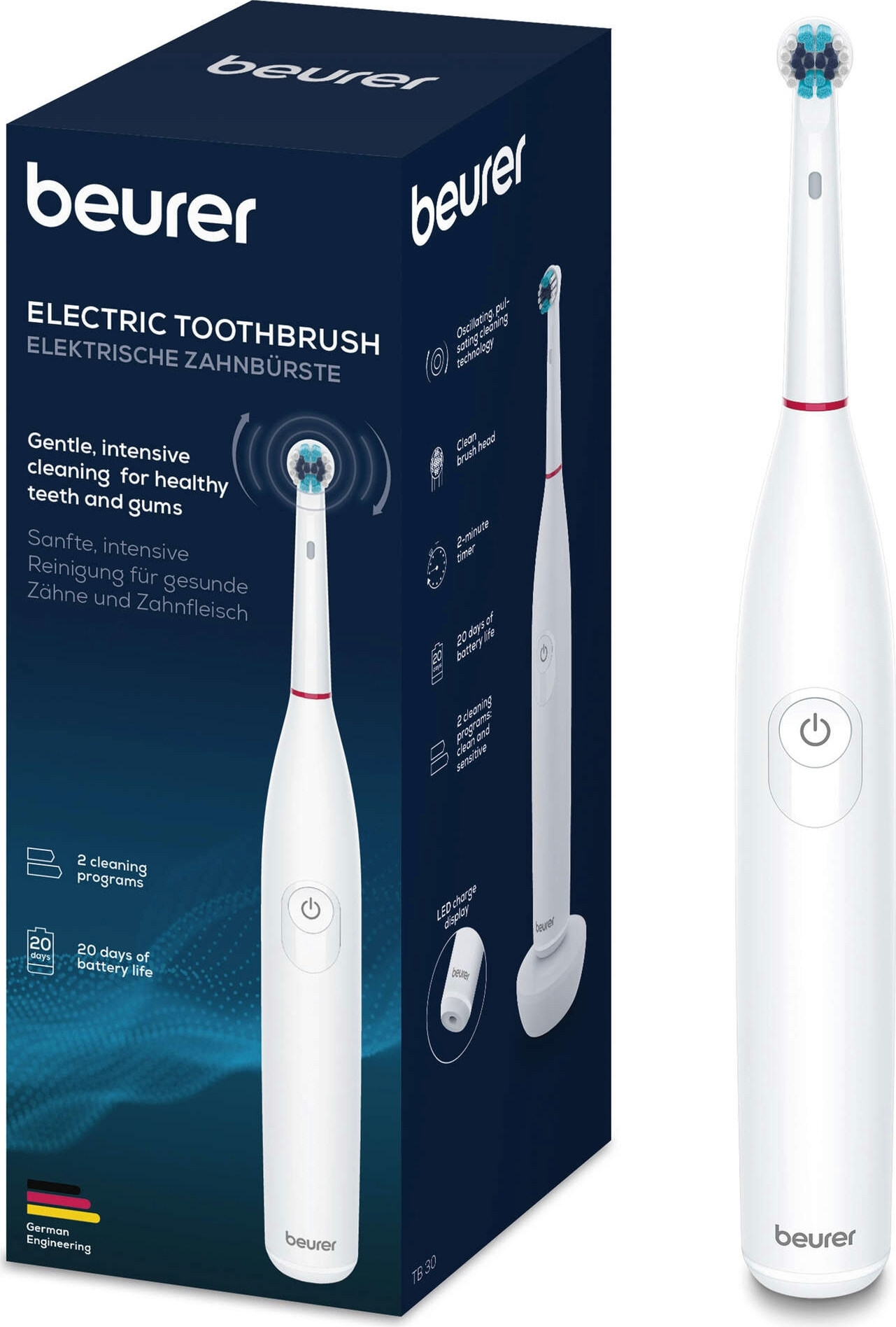 Електрична зубна щітка Beurer TB 30фото2