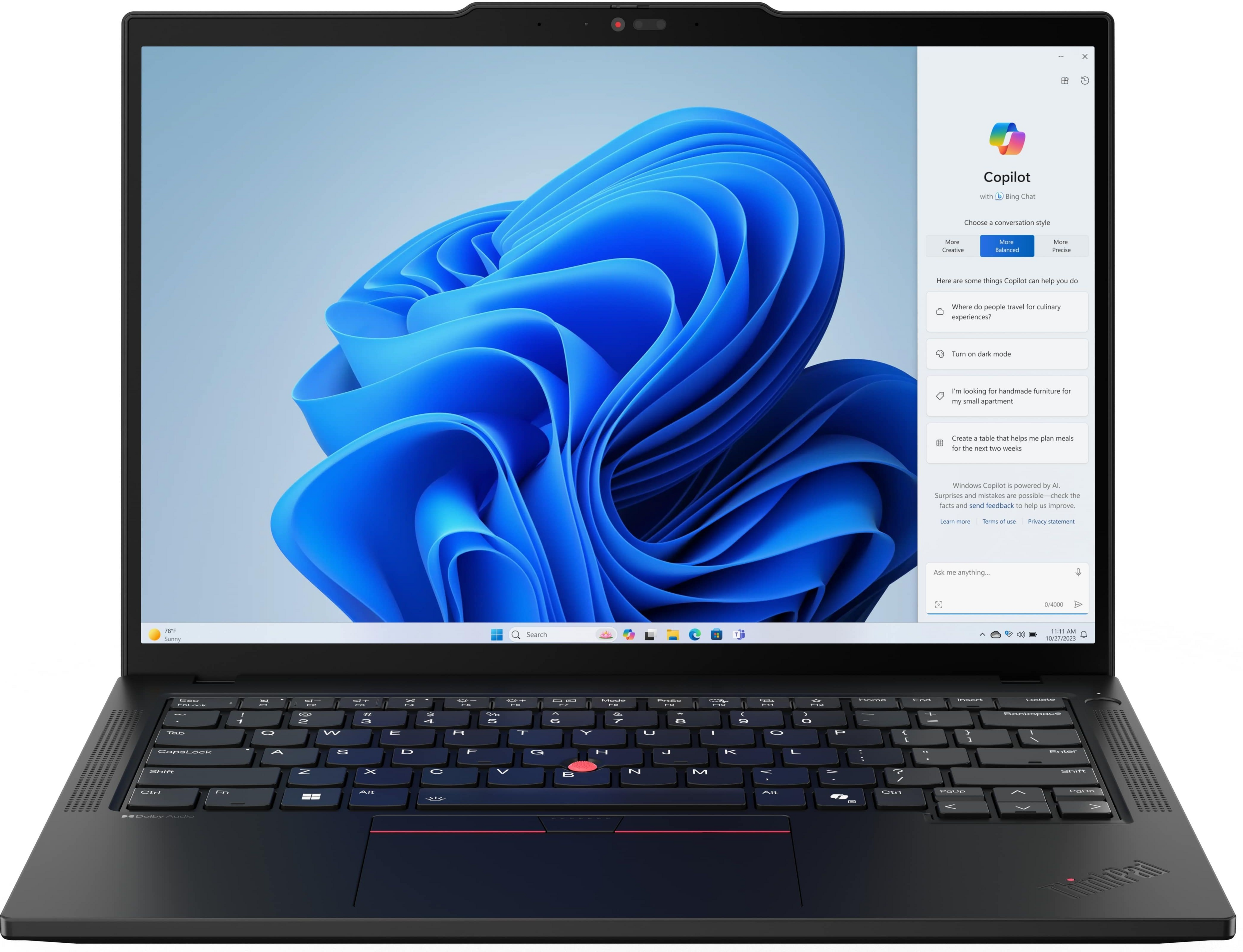 Ноутбук LENOVO ThinkPad T14-G5 (21ML0051RA)фото2