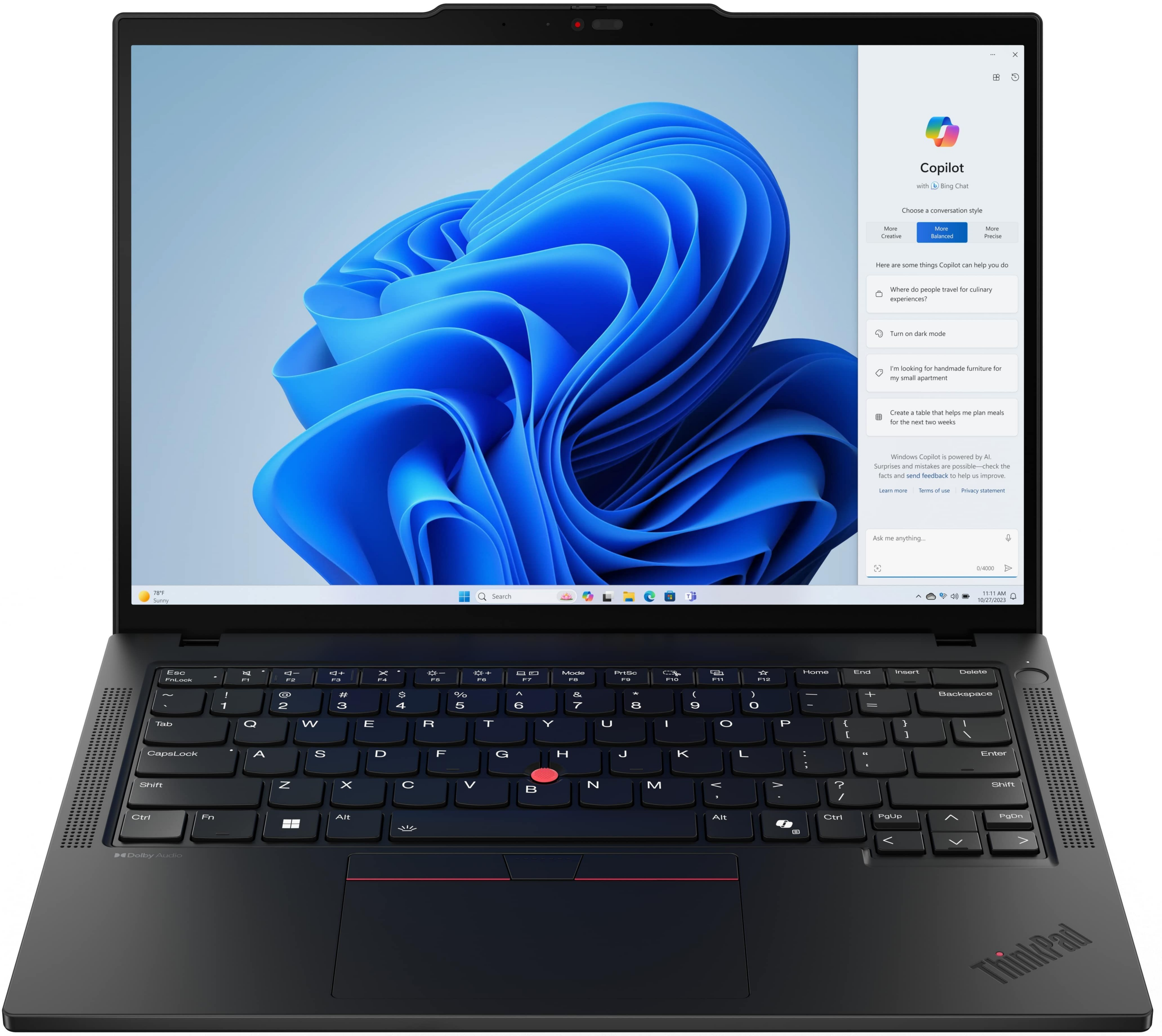 Ноутбук LENOVO ThinkPad T14-G5 (21ML0051RA)фото4