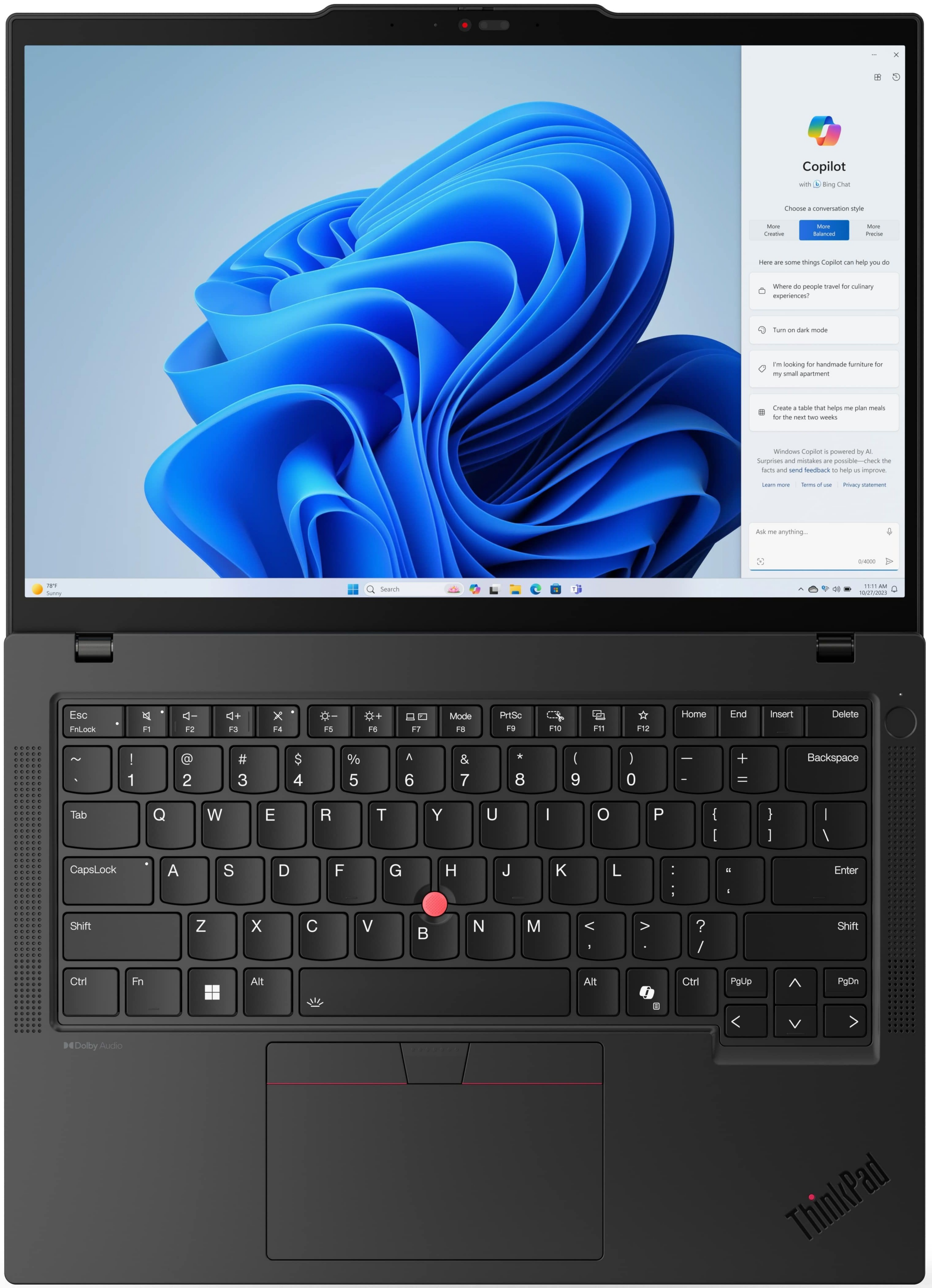 Ноутбук LENOVO ThinkPad T14-G5 (21ML003DRA)фото8