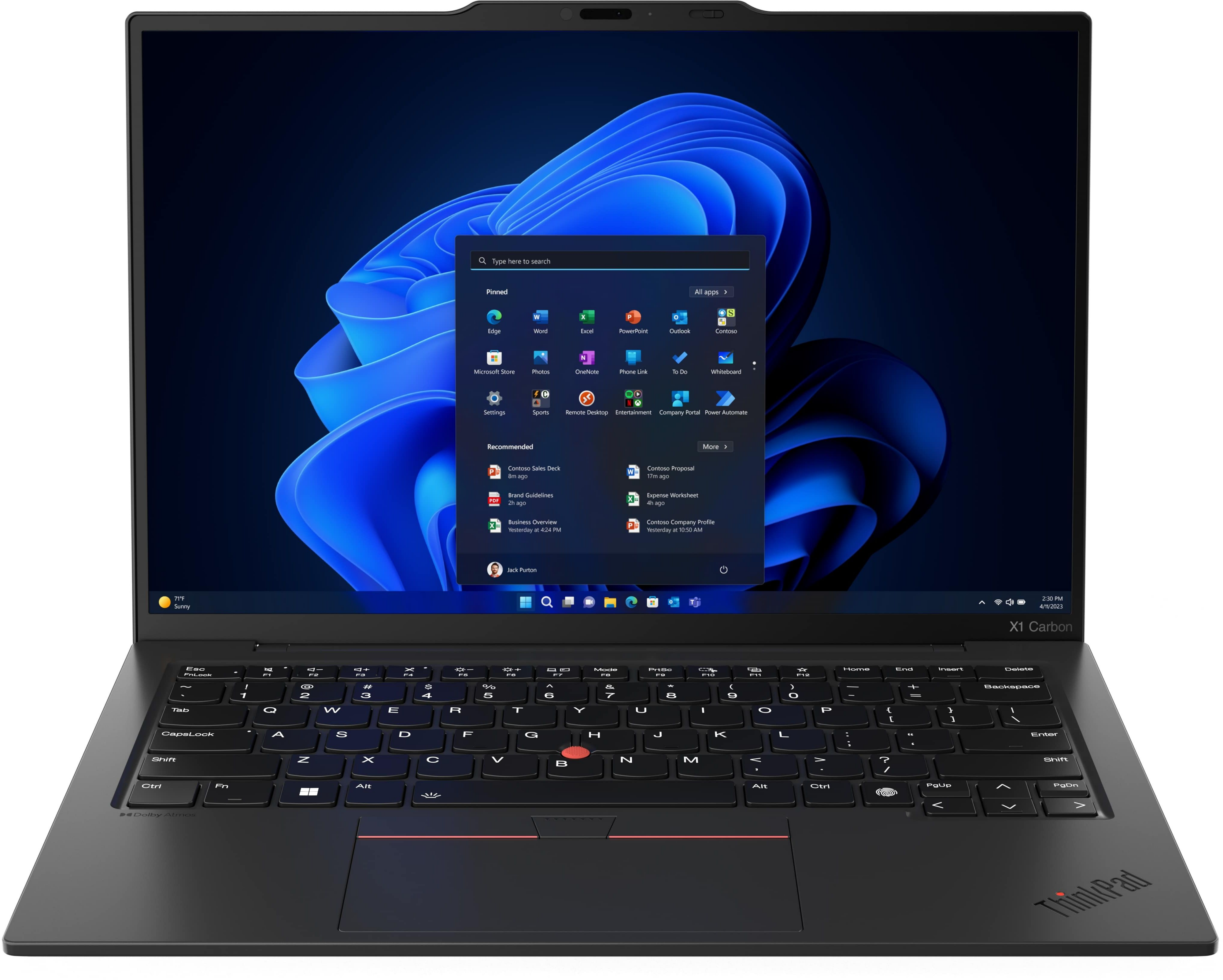 Ноутбук LENOVO ThinkPad X1 Carbon-12 (21KC002BRA)фото2