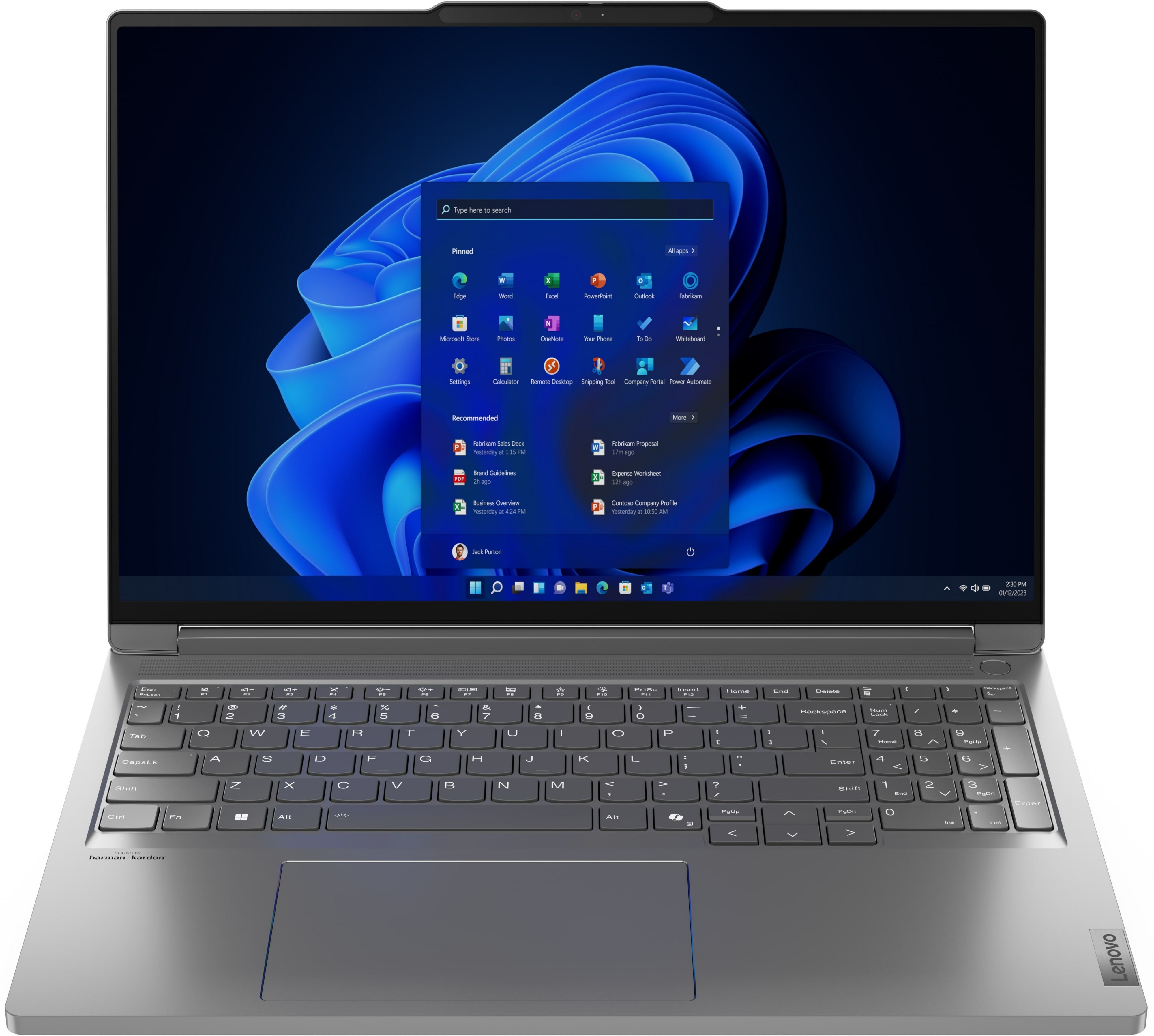 Ноутбук LENOVO ThinkBook 16p-G5 (21N5000XRA)фото2