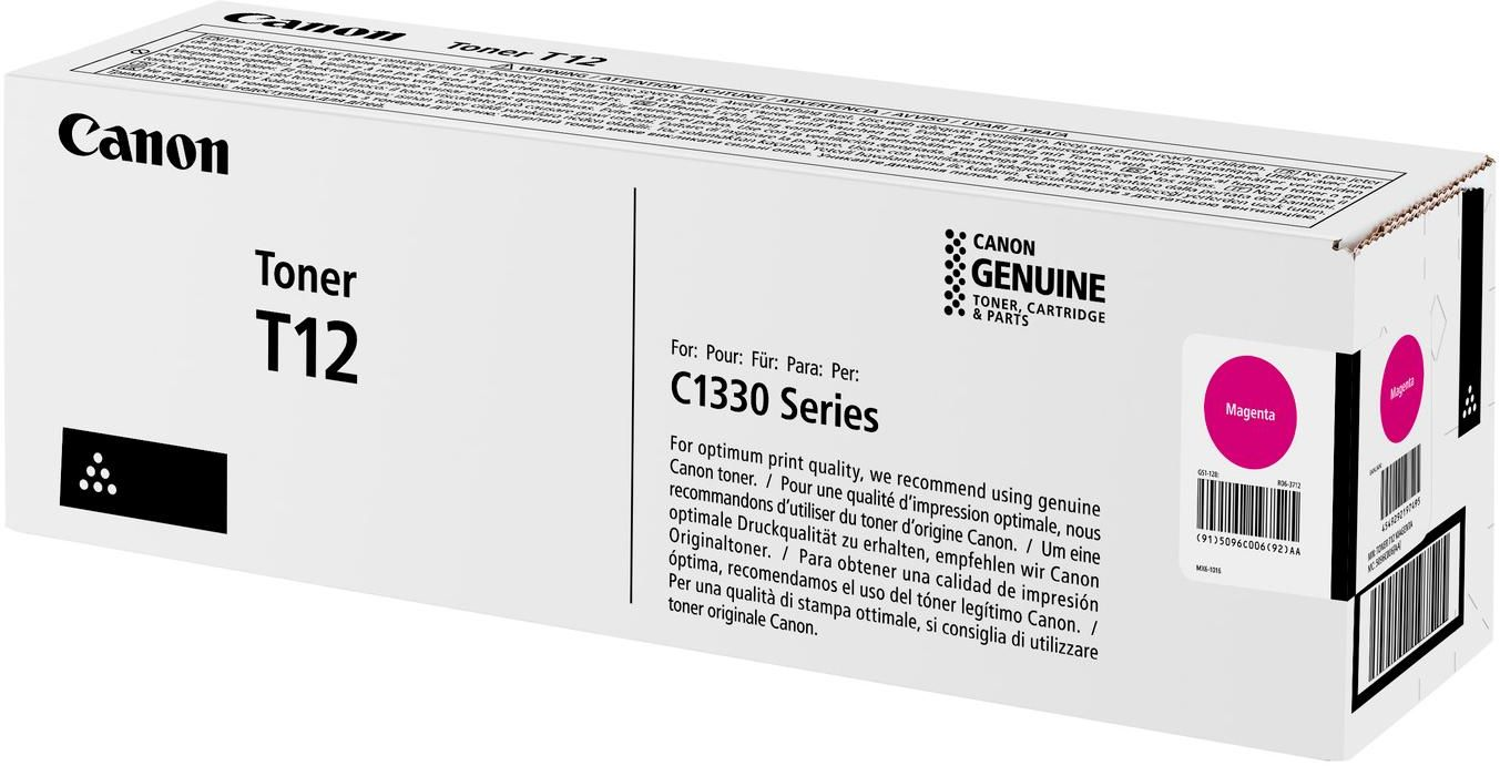 Картридж Canon T12 i-SENSYS XC1333 Series (5400 стор) Magenta (5096C006)фото3