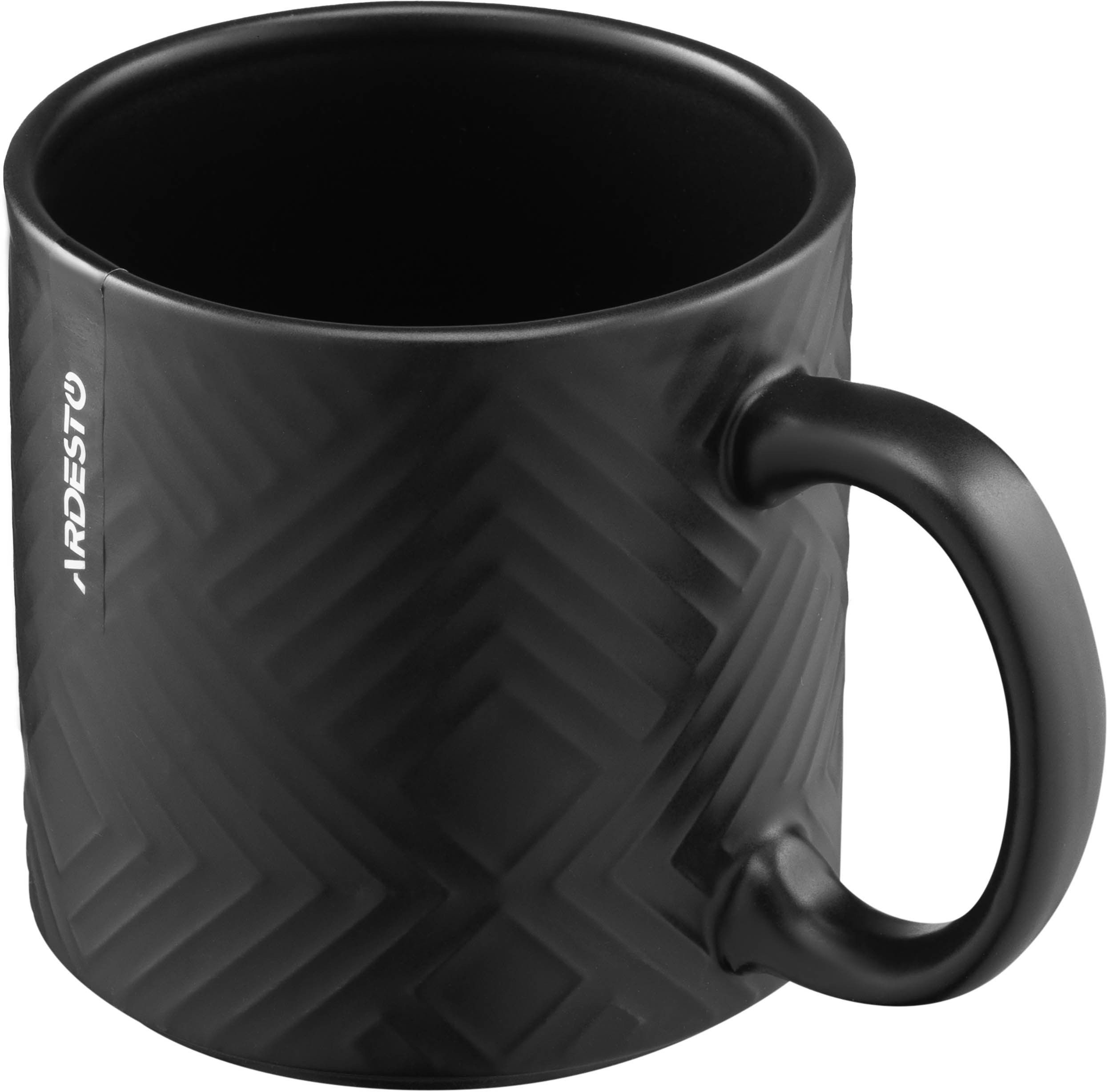 Чашка Ardesto Francesca, 360мл, кераміка, чорний (AR3483BK)фото4