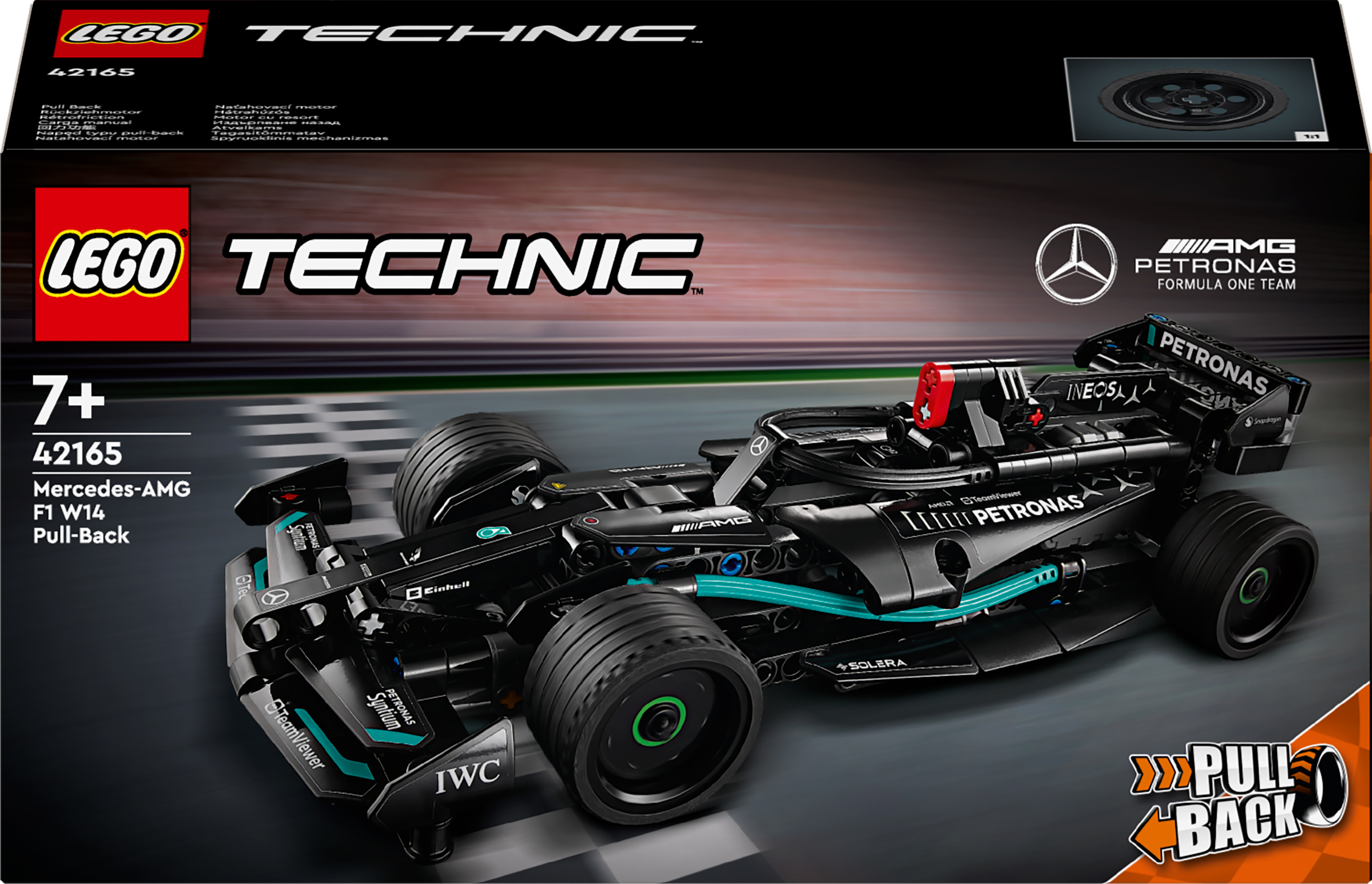 Lego 42165 Technic Mercedes-AMG F1 W14 E Performance Pull-Back фото 2