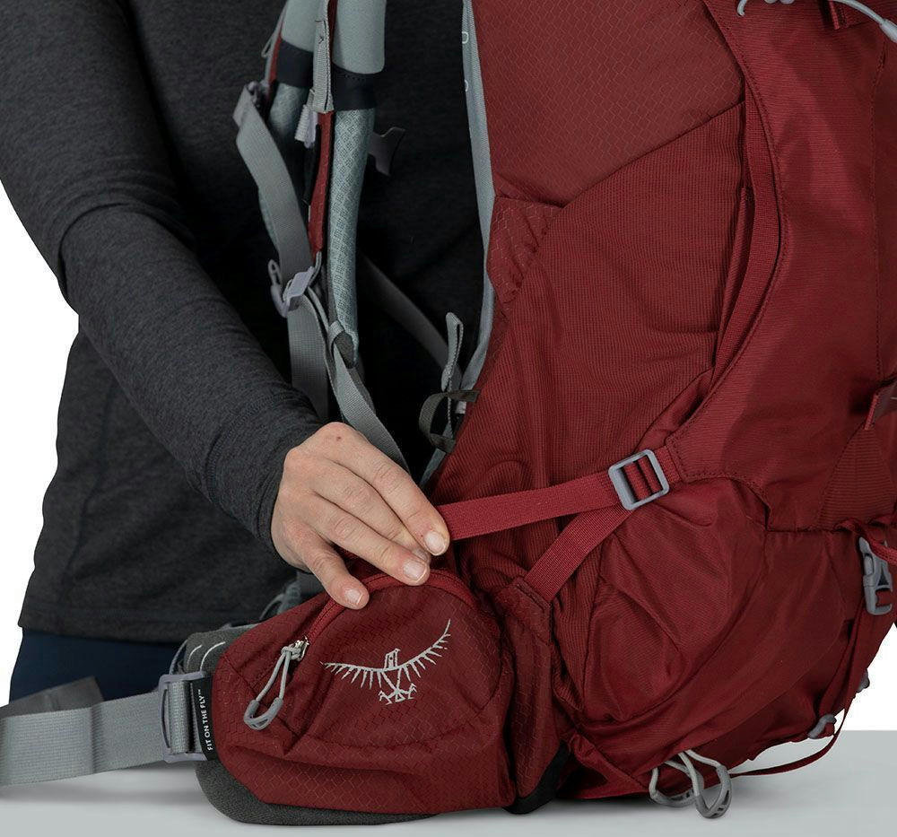 Рюкзак Osprey Ariel 55 claret red - XS/S - червонийфото4