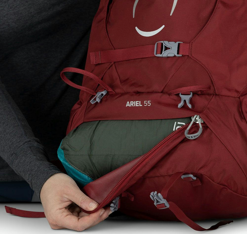 Рюкзак Osprey Ariel 55 claret red - XS/S - червонийфото6