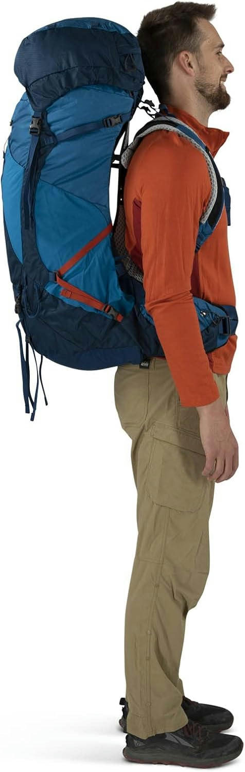 Рюкзак Osprey Atmos AG LT 65 night shift/scoria blue - S/M - синий фото 