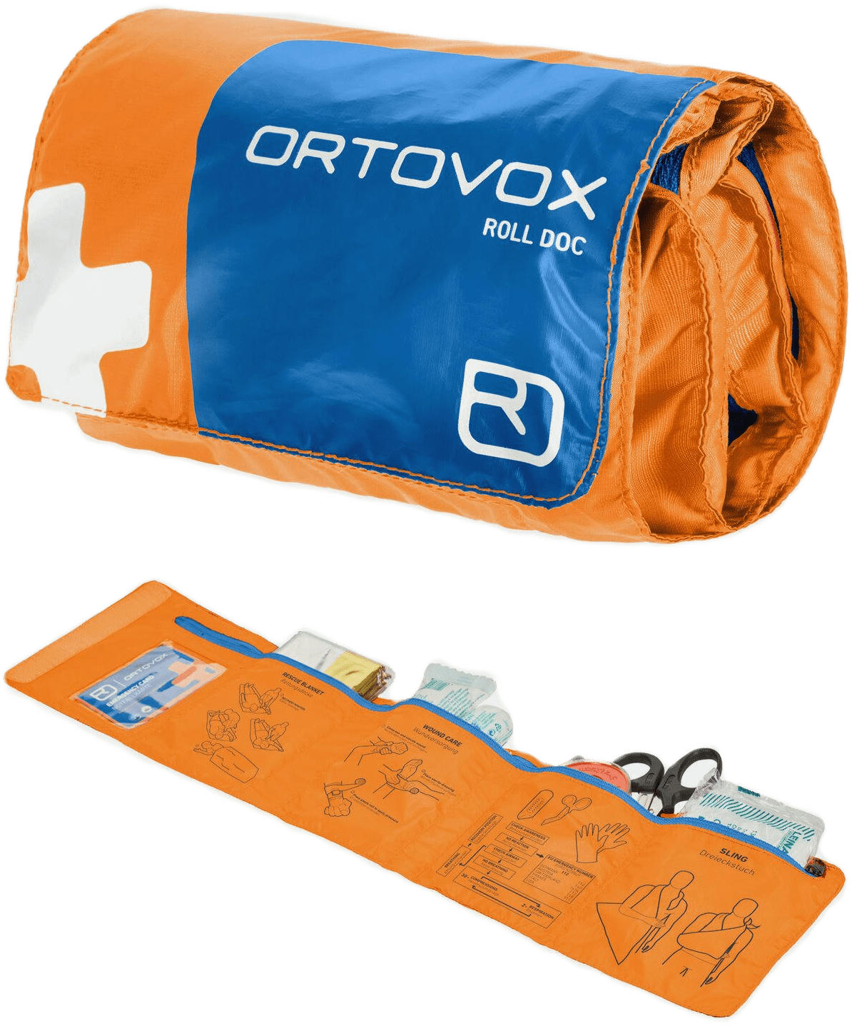 Аптечка Ortovox First Aid Roll Doc Mid Shocking Orange - Оранжевый фото 3