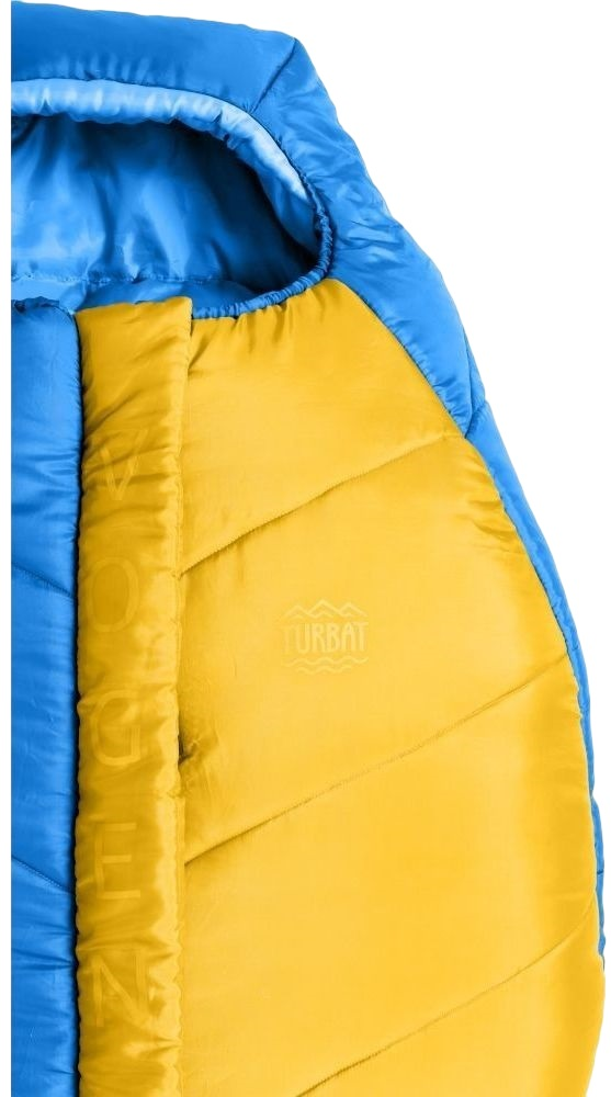 Спальник Turbat Vogen blue/yellow - 185 см - синий/желтый фото 4