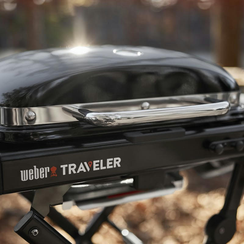 Гриль газовий Weber Traveler Compact Portable, чорний (1500527)фото6