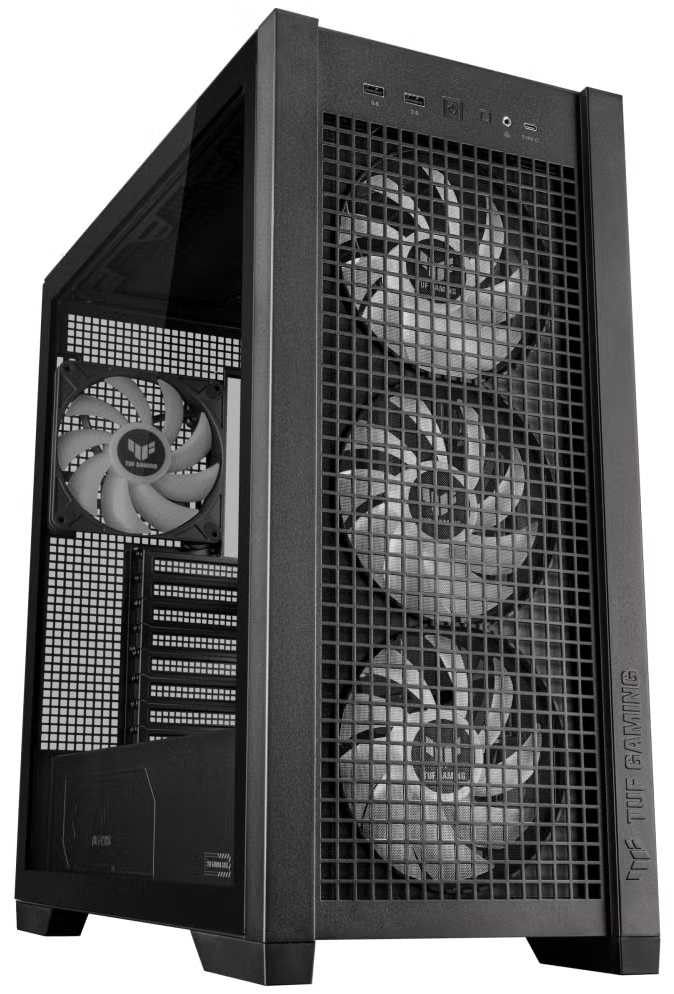 Корпус ASUS TUF GAMING GT302 TG ARGB BLACK (90DC00I0-B19000) фото6