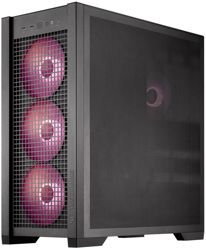 Корпус ASUS TUF GAMING GT302 TG ARGB BLACK (90DC00I0-B19000) фото3