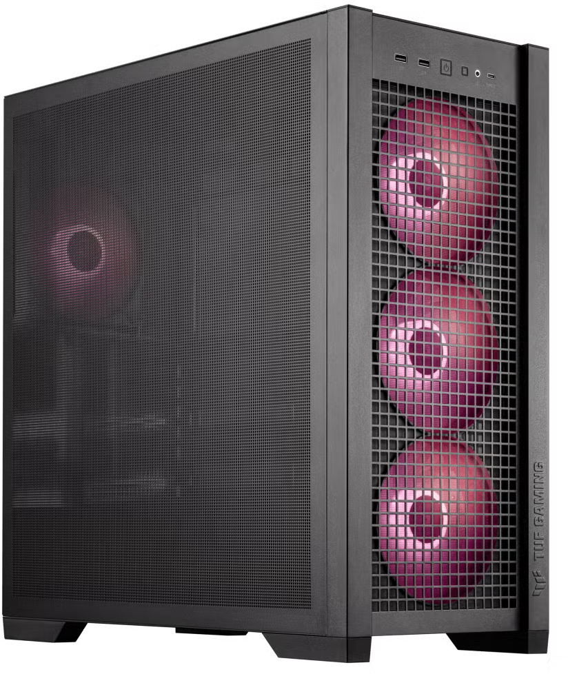 Корпус ASUS TUF GAMING GT302 TG ARGB BLACK (90DC00I0-B19000) фото4