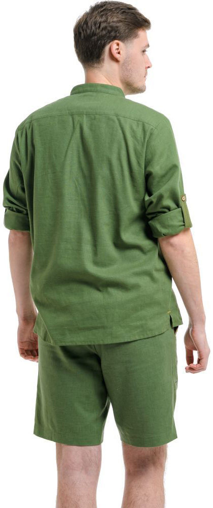 Сорочка чоловіча Turbat Madeira Hemp Mns bronze green XL зеленийфото3