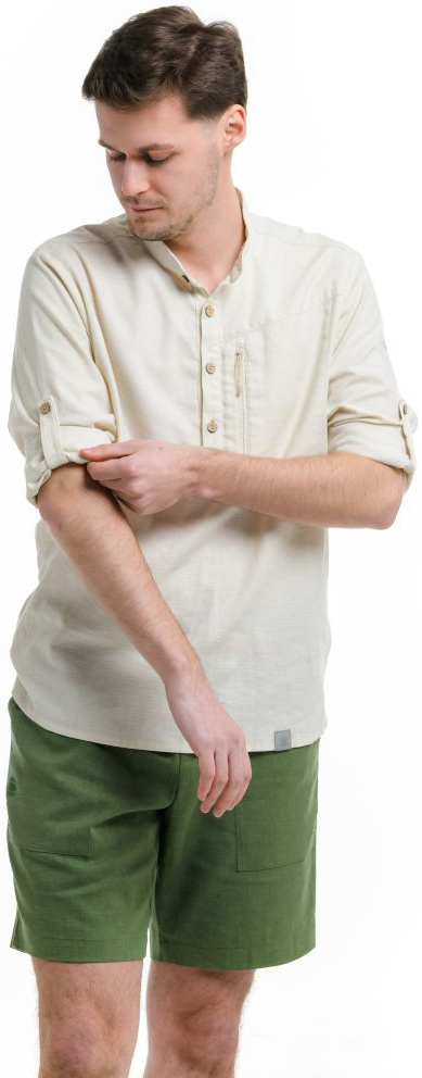 Рубашка мужская Turbat Madeira Hemp Mns light beige M бежевый фото 3