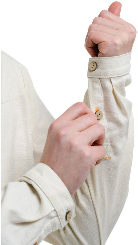 Рубашка мужская Turbat Madeira Hemp Mns light beige M бежевый фото 10