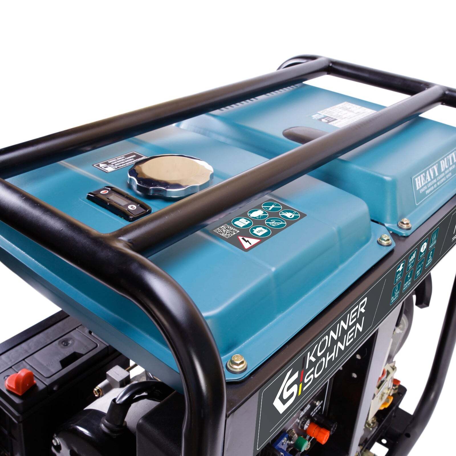 Генератор дизельний Konner&amp;Sohnen KS 8100HDE (EURO V), 230В, 6.5кВт (KS8100HDE)фото