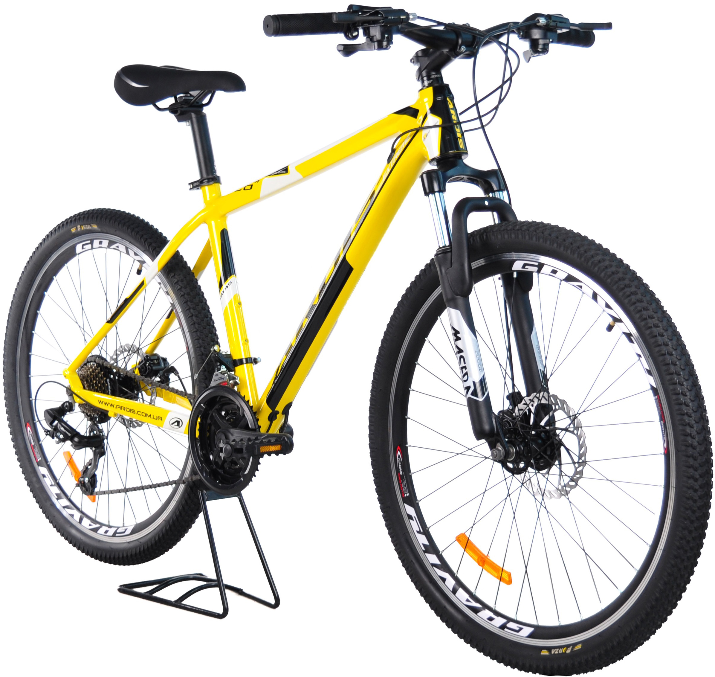 Велосипед ARDIS 26 МТВ AL "EXTREME ECO", 17,5", Желтый (02414-Ж) фото 3