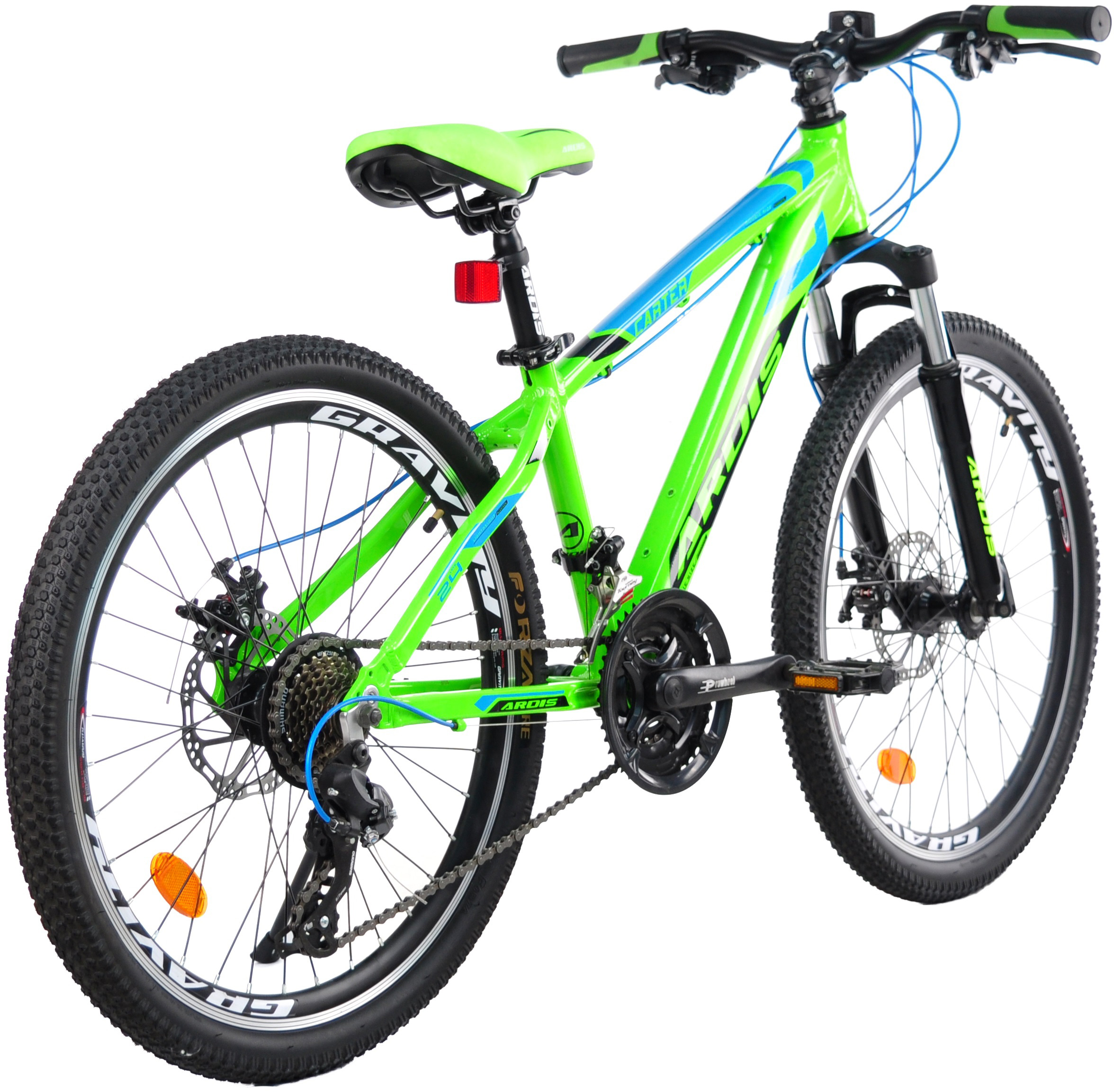 Велосипед ARDIS 24 МТВ AL "CARTER", 13", Зелёный (0216-З) фото 2