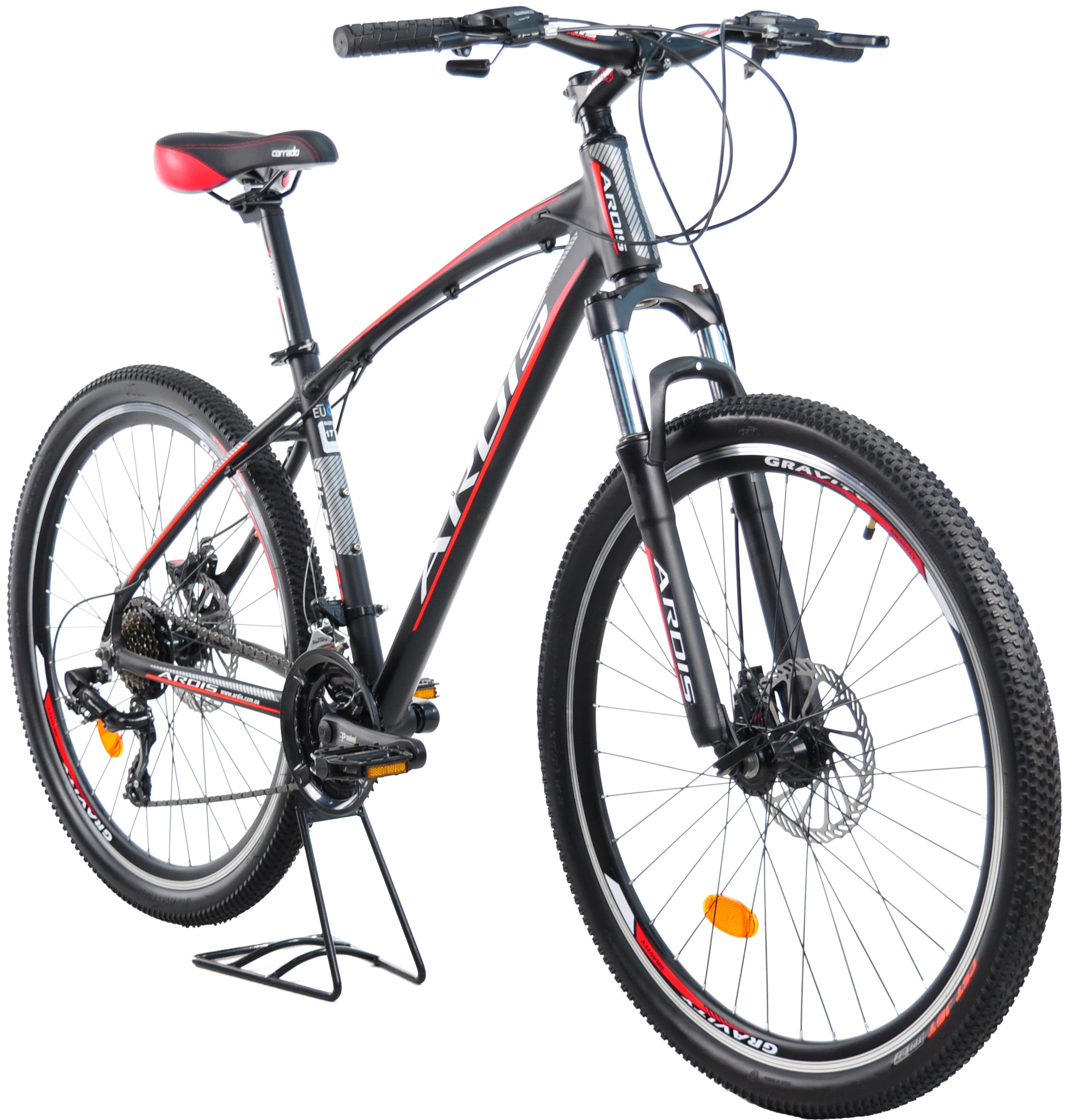 Велосипед ARDIS 27,5 МТВ AL "BLAZE", 17", Черно-Красный (0264-170-2) фото 3