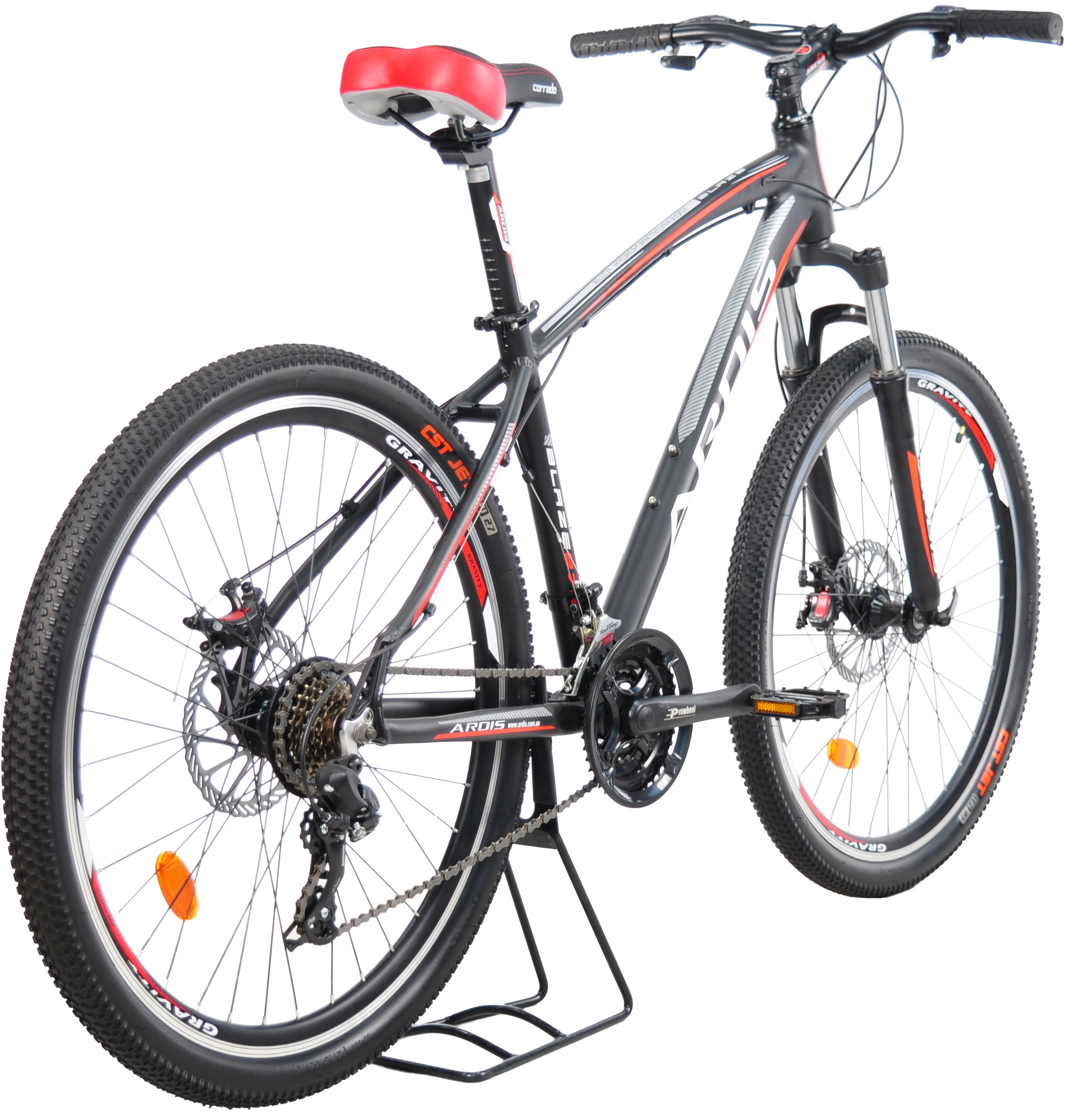 Велосипед ARDIS 27,5 МТВ AL "BLAZE", 17", Черно-Красный (0264-170-2) фото 4