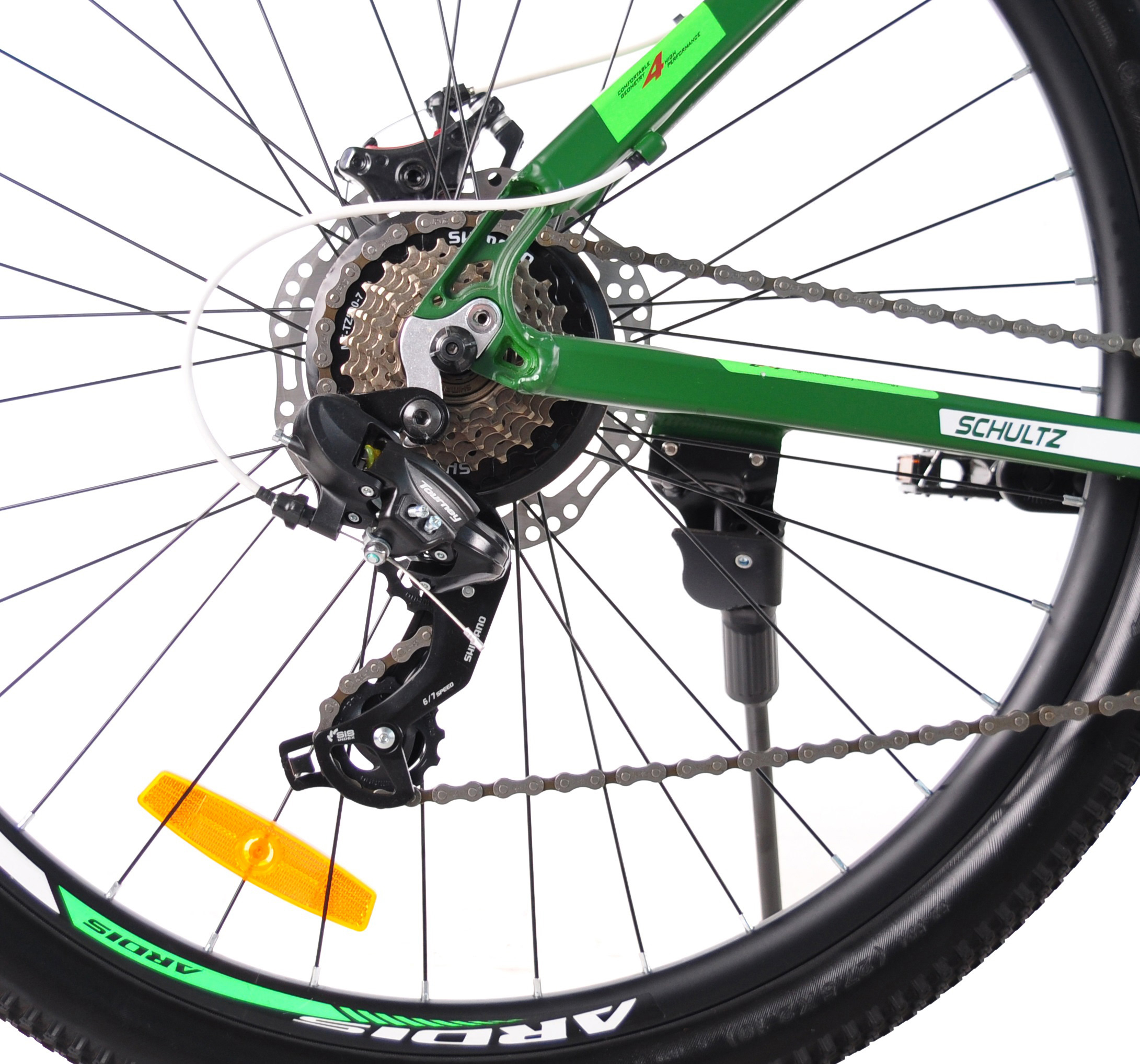 Велосипед ARDIS 27,5 МТВ AL "SHULTZ", 19", Зелёный (4001-190) фото 5