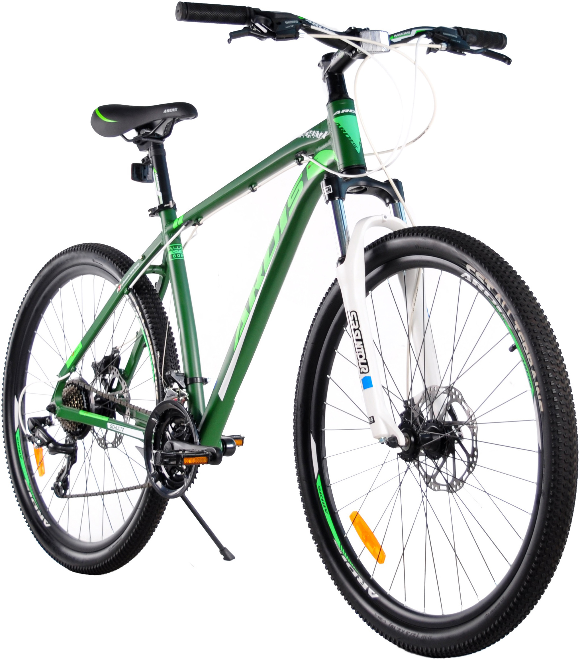 Велосипед ARDIS 27,5 МТВ AL "SHULTZ", 19", Зелёный (4001-190) фото 2