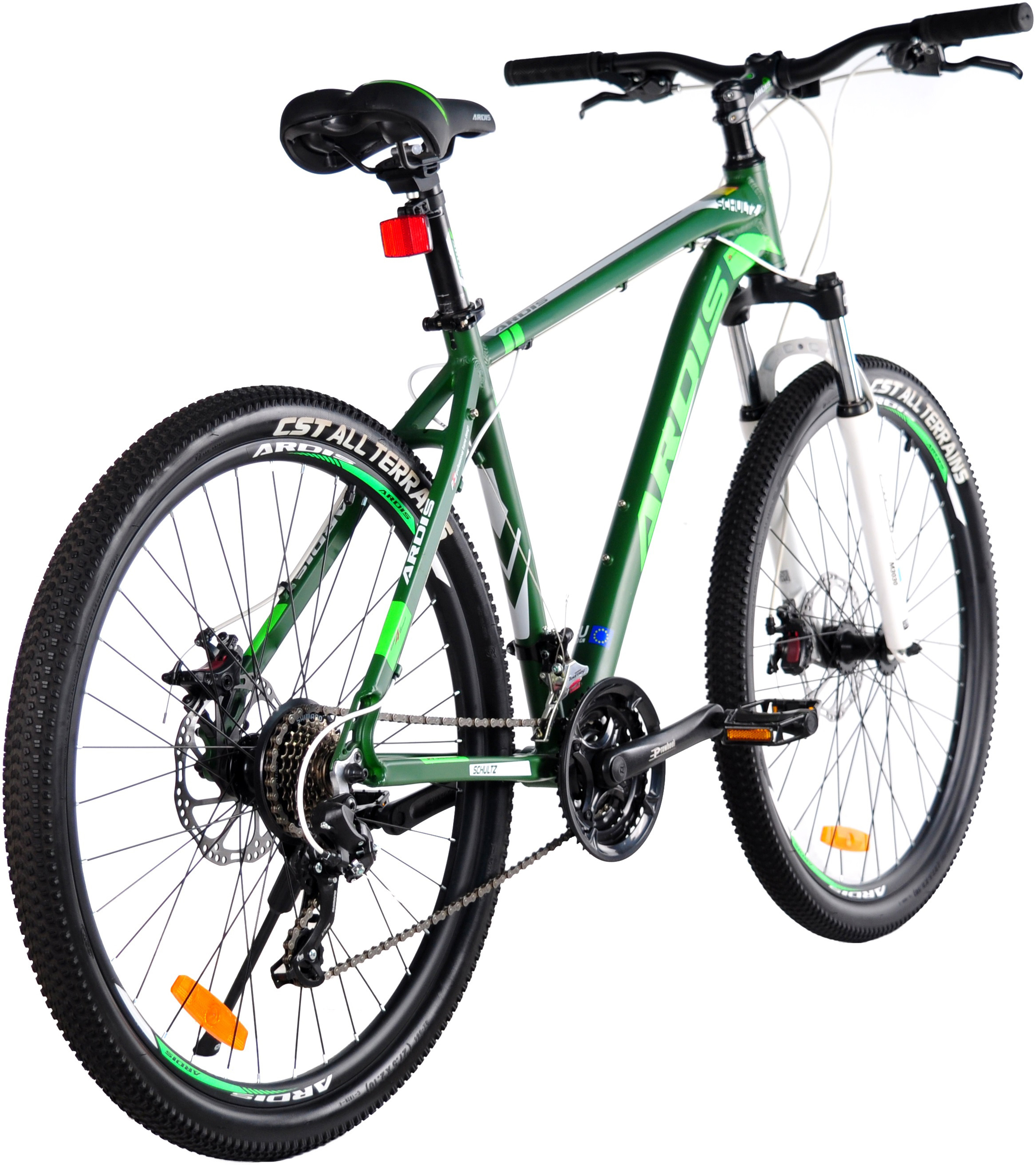 Велосипед ARDIS 27,5 МТВ AL "SHULTZ", 19", Зелёный (4001-190) фото 3