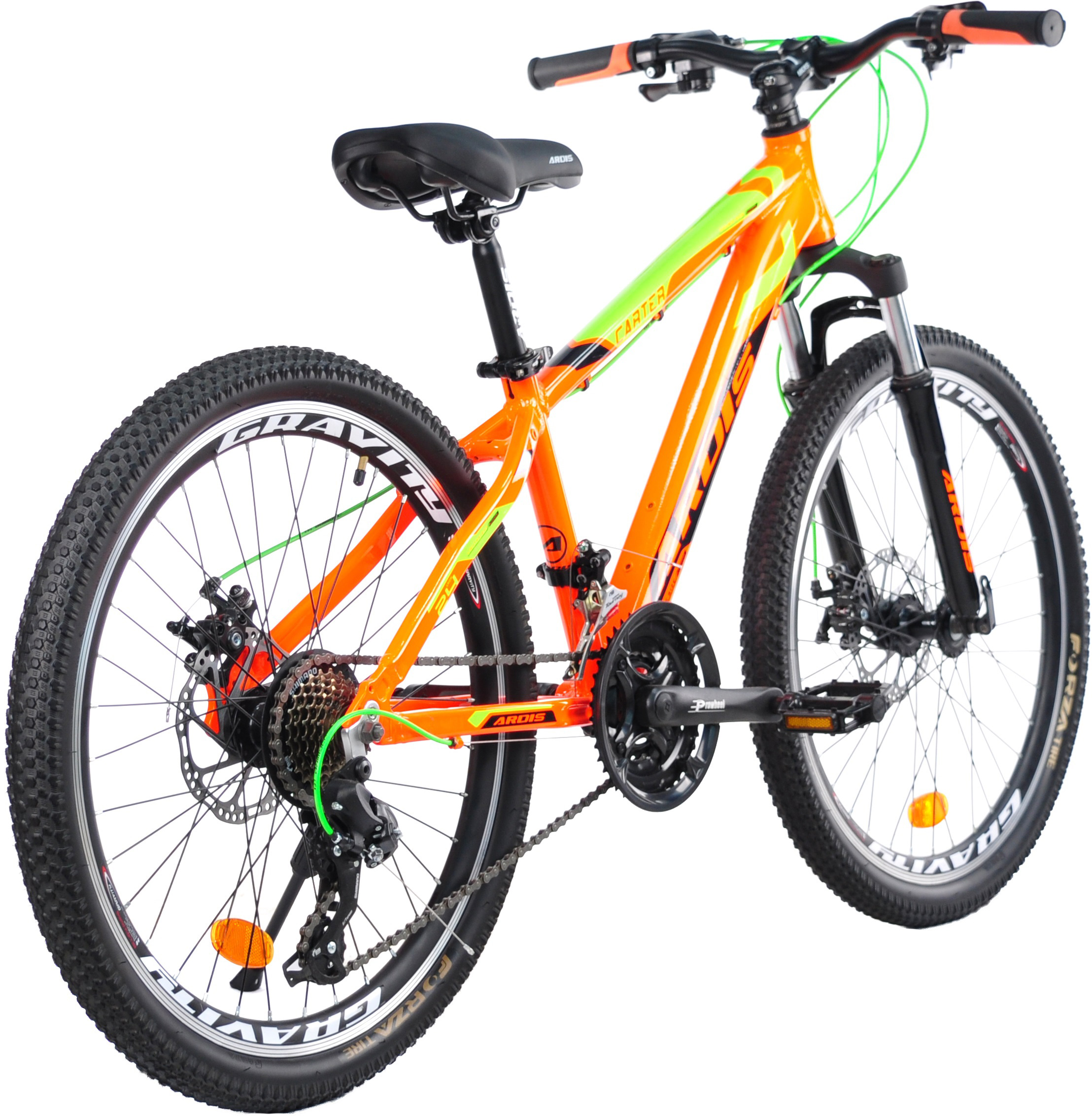 Велосипед ARDIS 24 МТВ AL "CARTER", 13", Оранжевый (0216-П) фото 4
