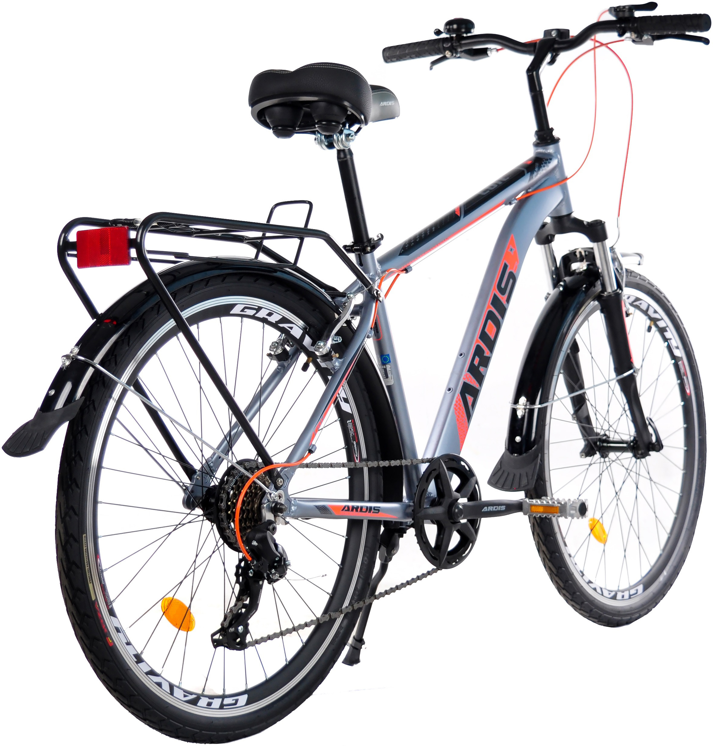 Велосипед ARDIS 26 CTB AL "COLT", Серо-Оранжевый (0258-19-П) фото 3