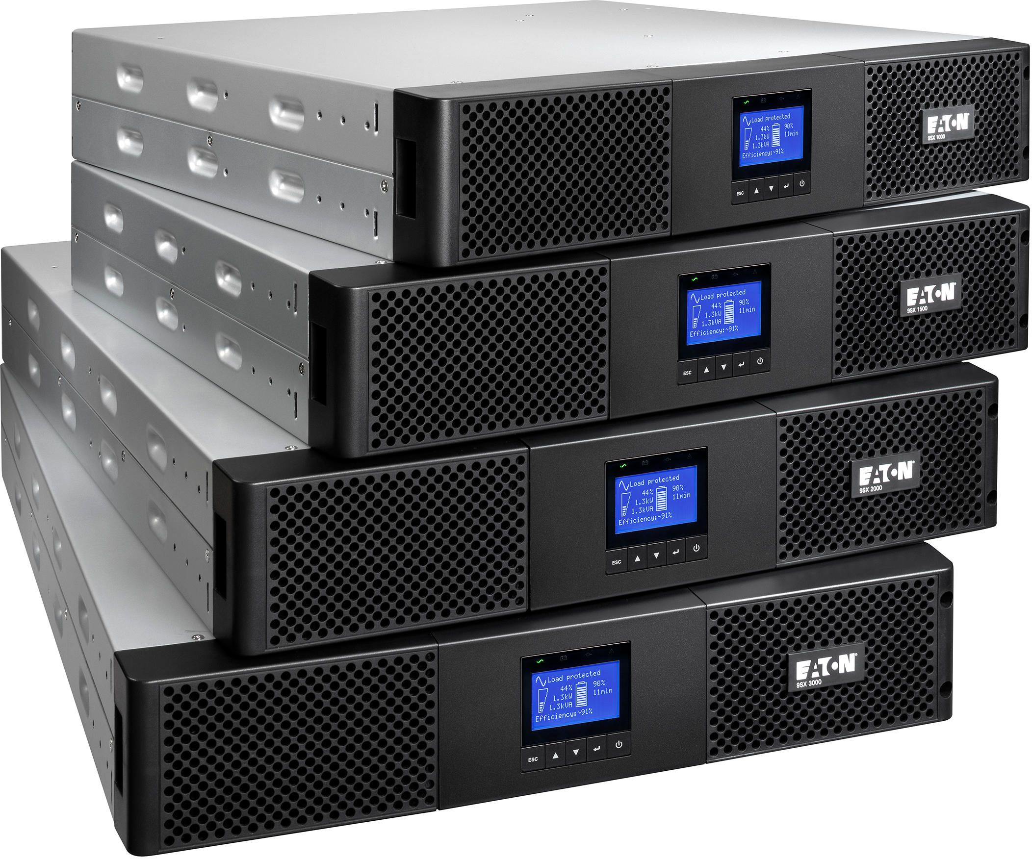 ИБП Eaton 9SX, 2000VA/1800W, RM 2U, LCD, USB, RS232, 8xC13 (9SX2000IR) фото 5