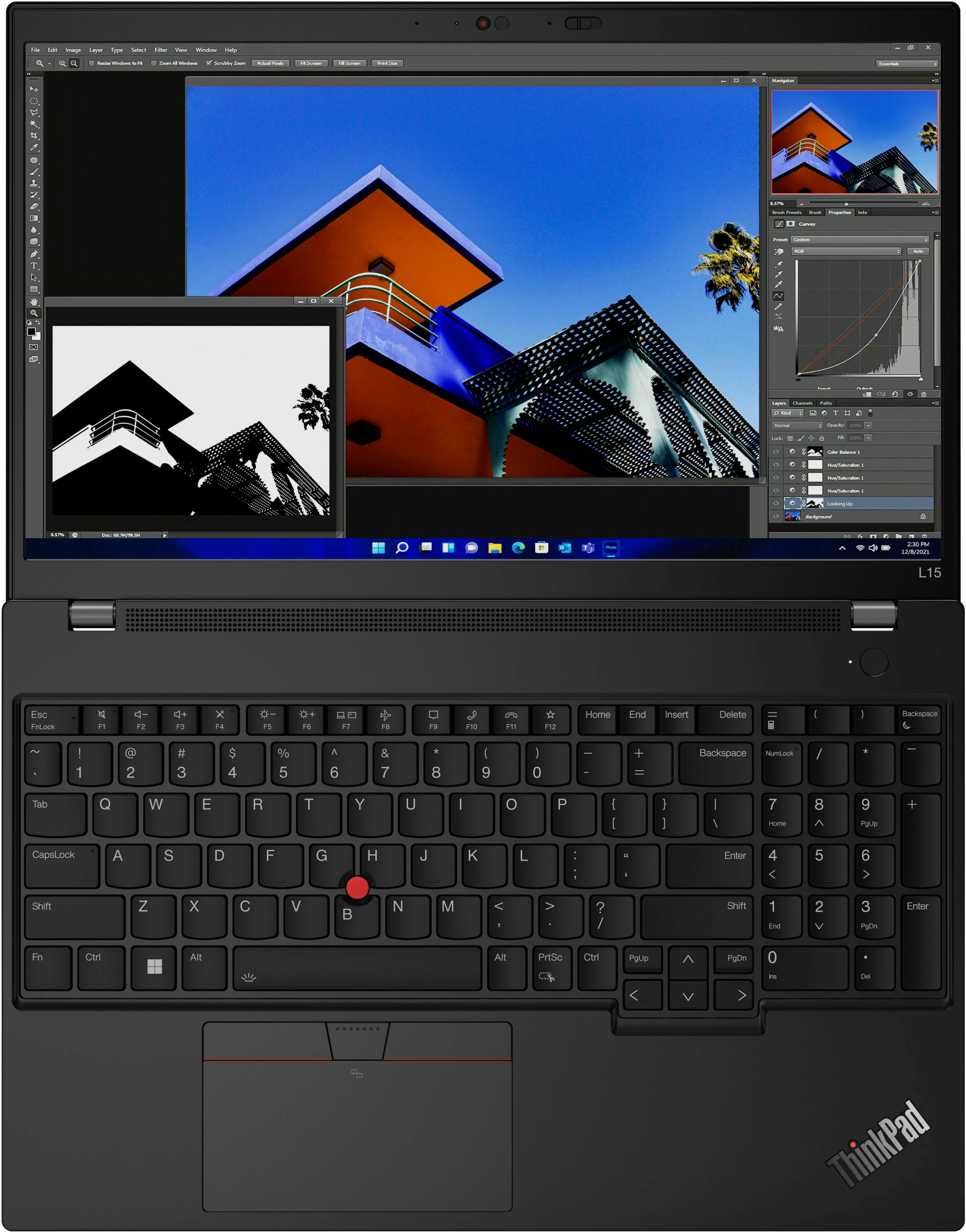 Ноутбук LENOVO ThinkPad L15 Gen 4 Thunder Black (21H8S2UC03) фото 5