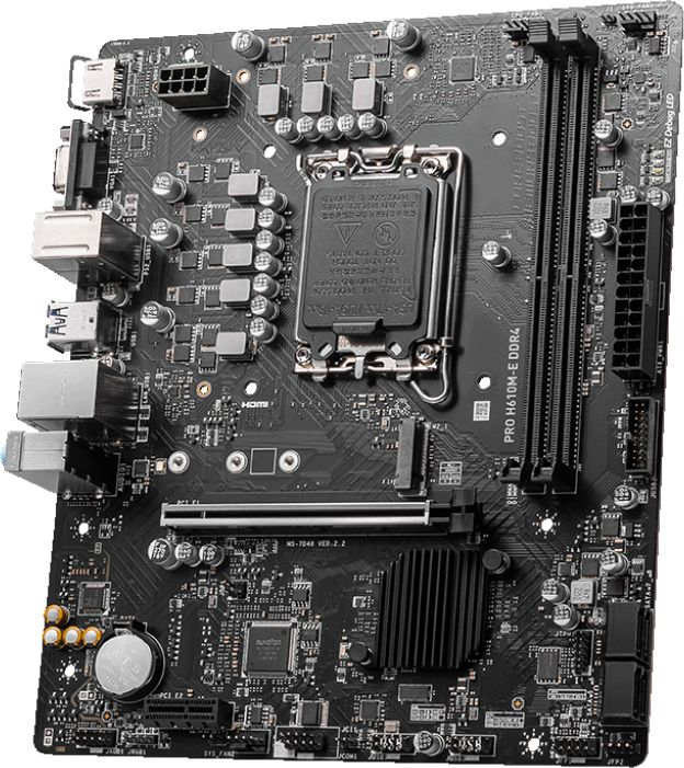 Материнcкая плата MSI PRO H610M-E DDR4 (911-7D48-038) фото 4