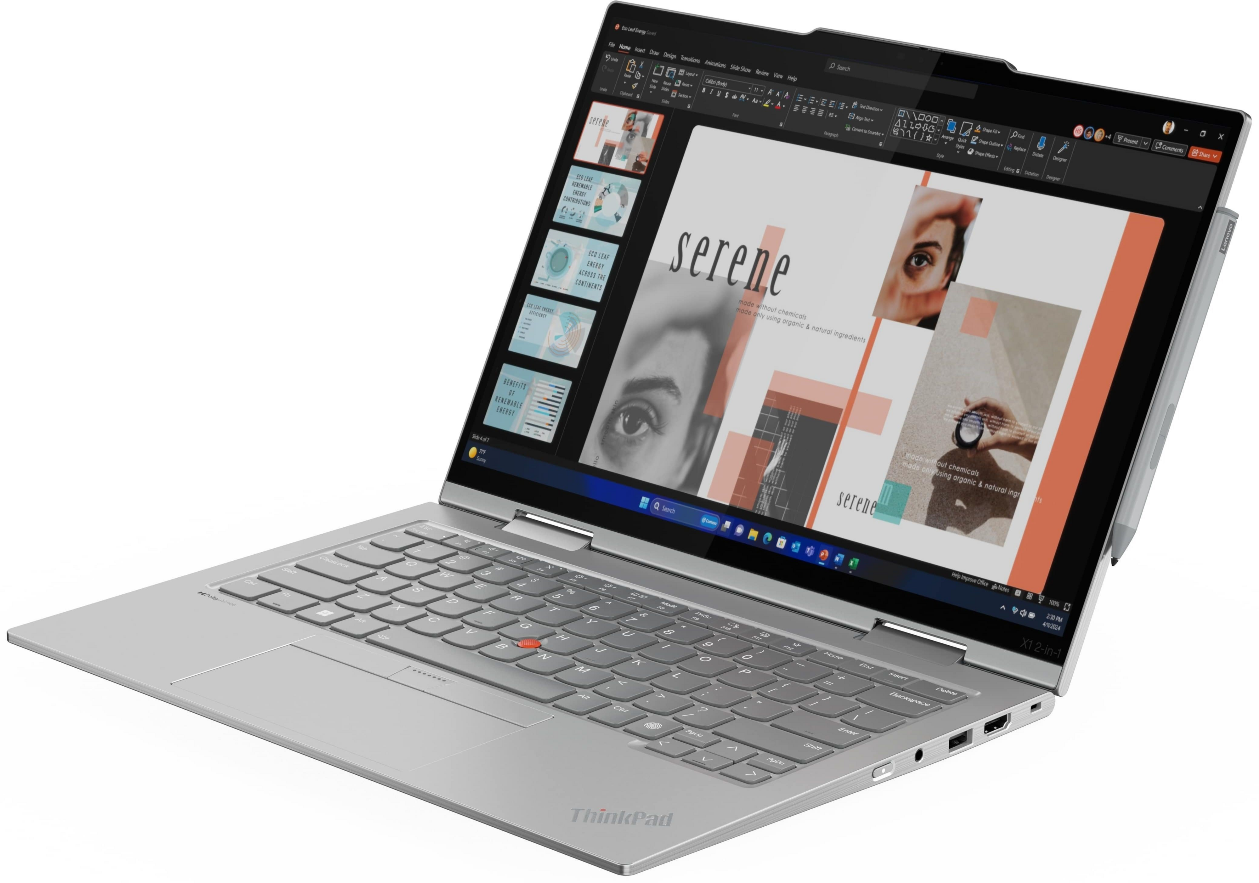 Ноутбук LENOVO ThinkPad X1 2-in-1 G9 (21KE003HRA)фото2