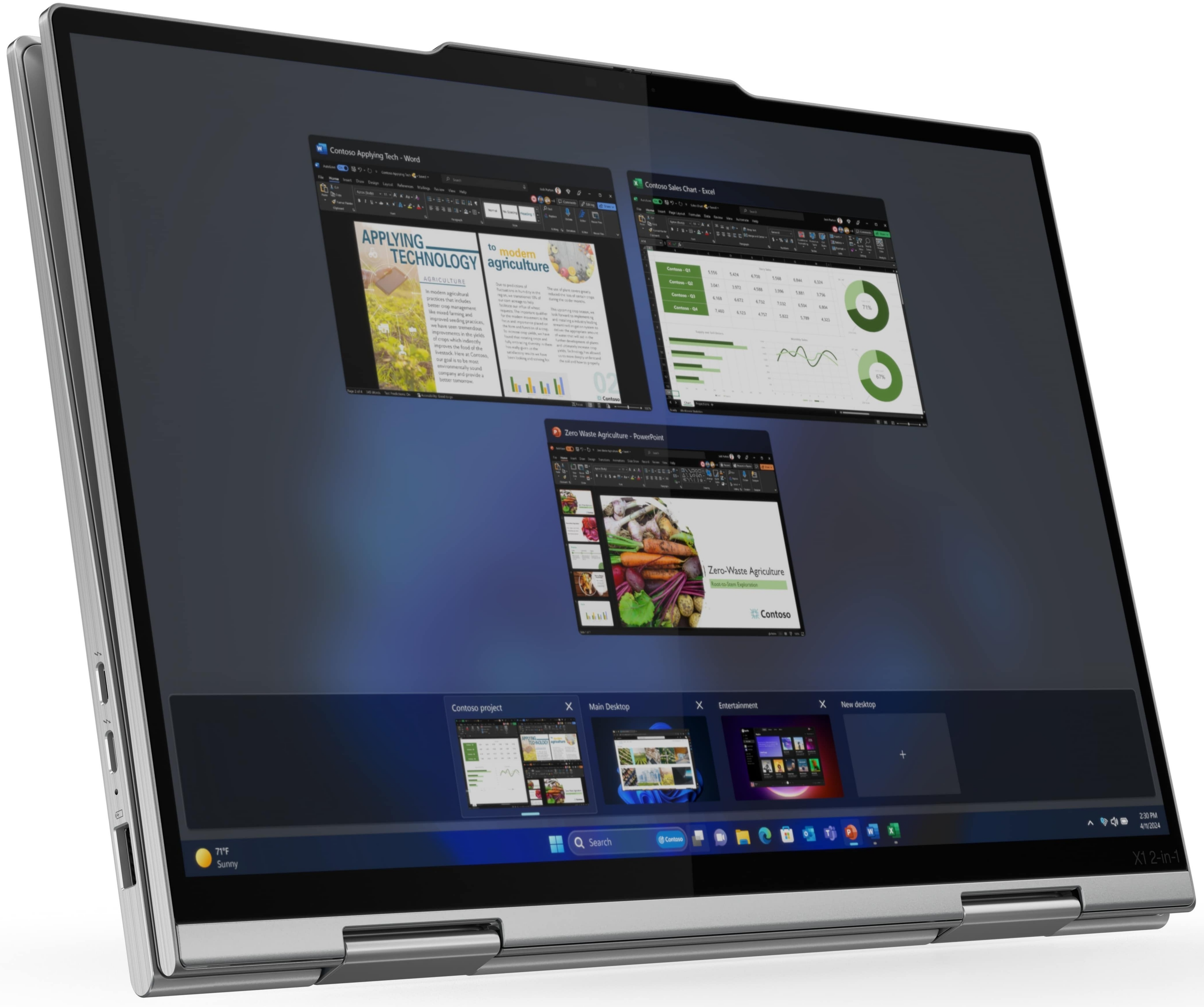 Ноутбук LENOVO ThinkPad X1 2-in-1 G9 (21KE003HRA)фото14