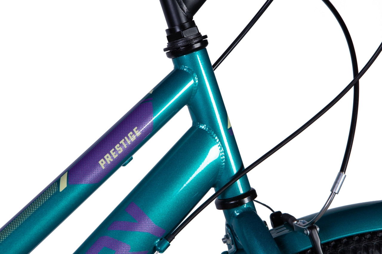 Велосипед ST 26 Discovery PRESTIGE WOMAN Vbr рама-17" синьо-зелений 2024 (OPS-DIS-26-610)фото2