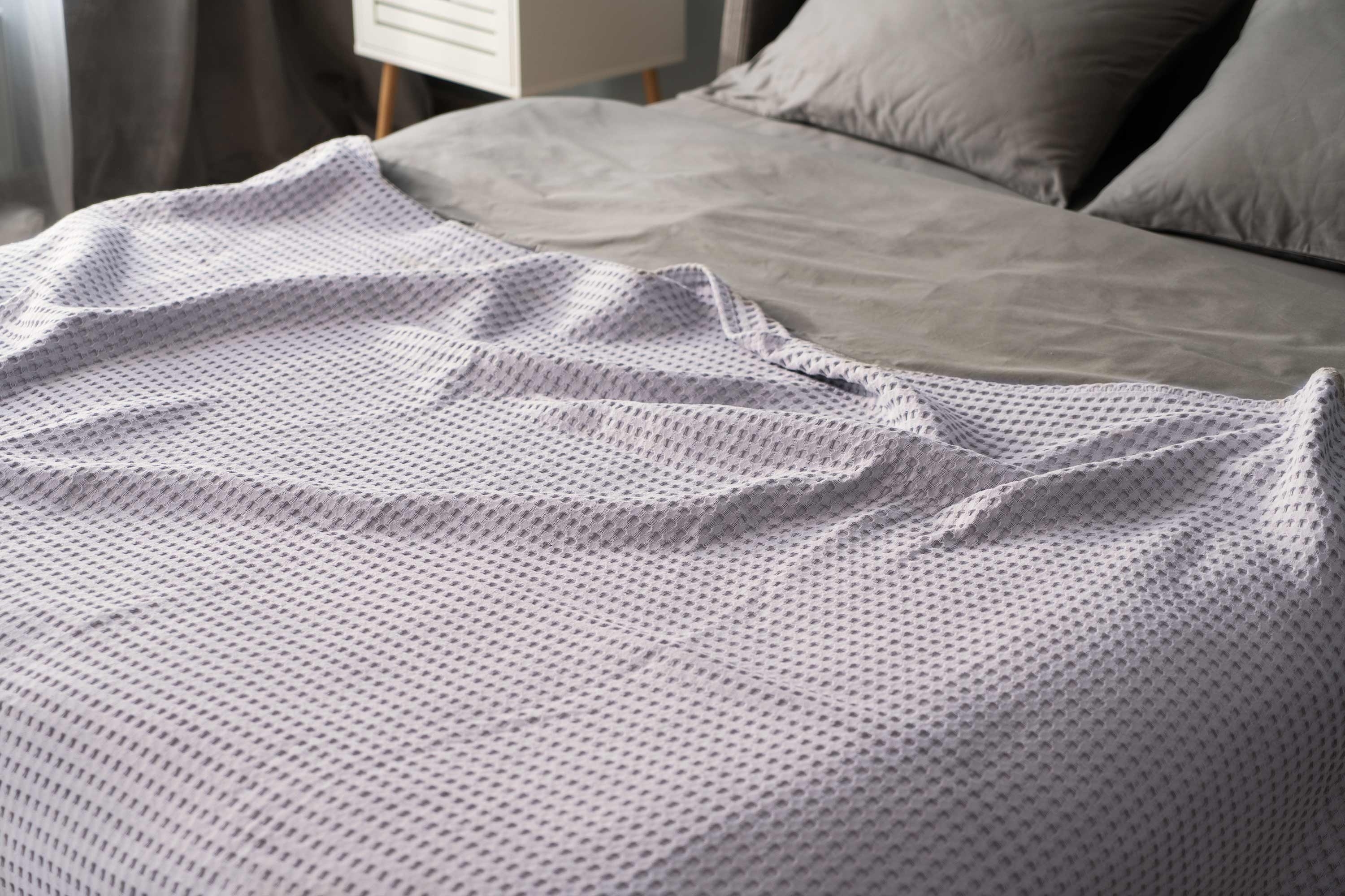 Плед ARDESTO Pique 160х230см, світло сірий (ART0816PL)фото5